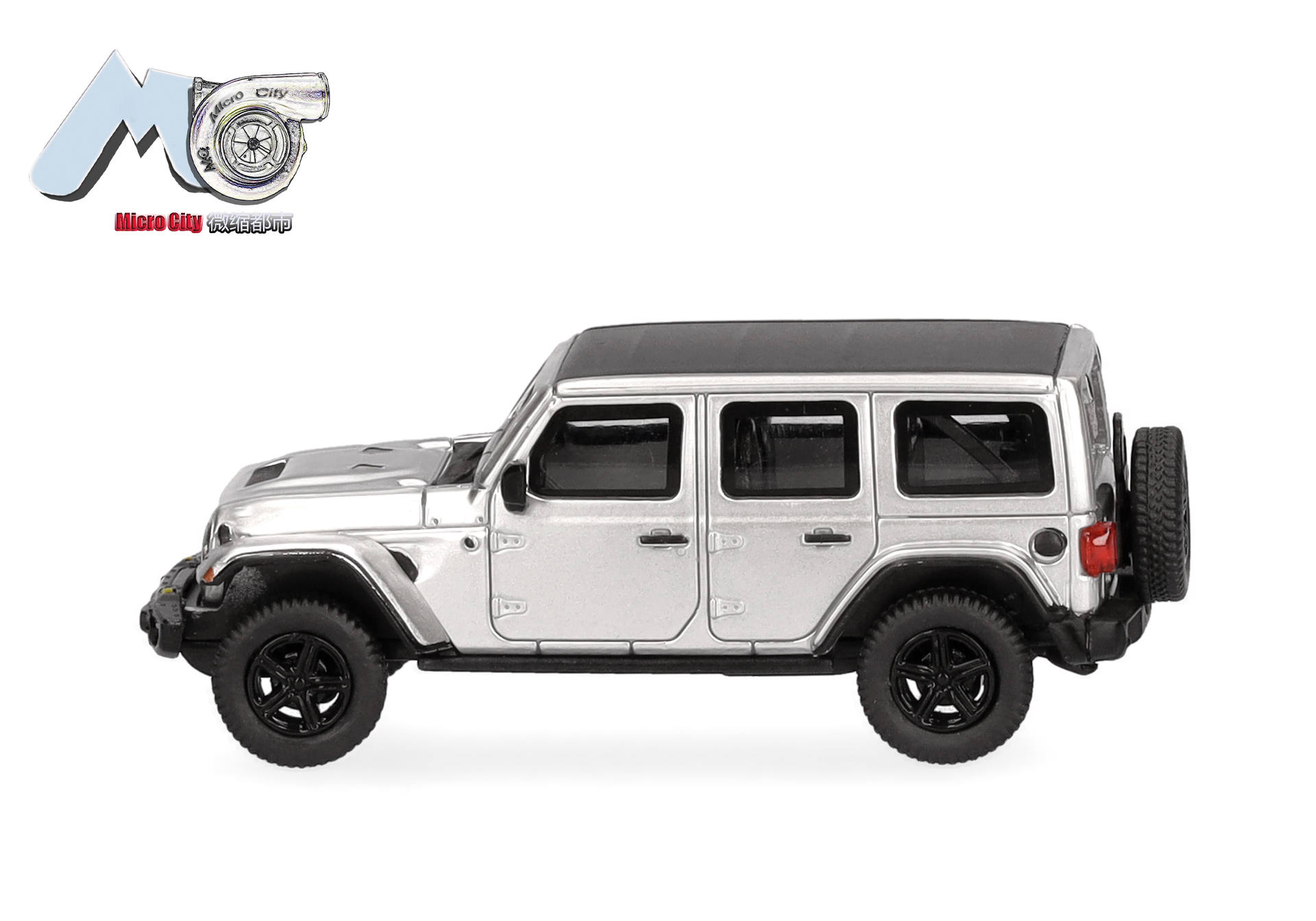 Herpa MicroCity 87MC000027 | Jeep Wrangler | silber | 1:87