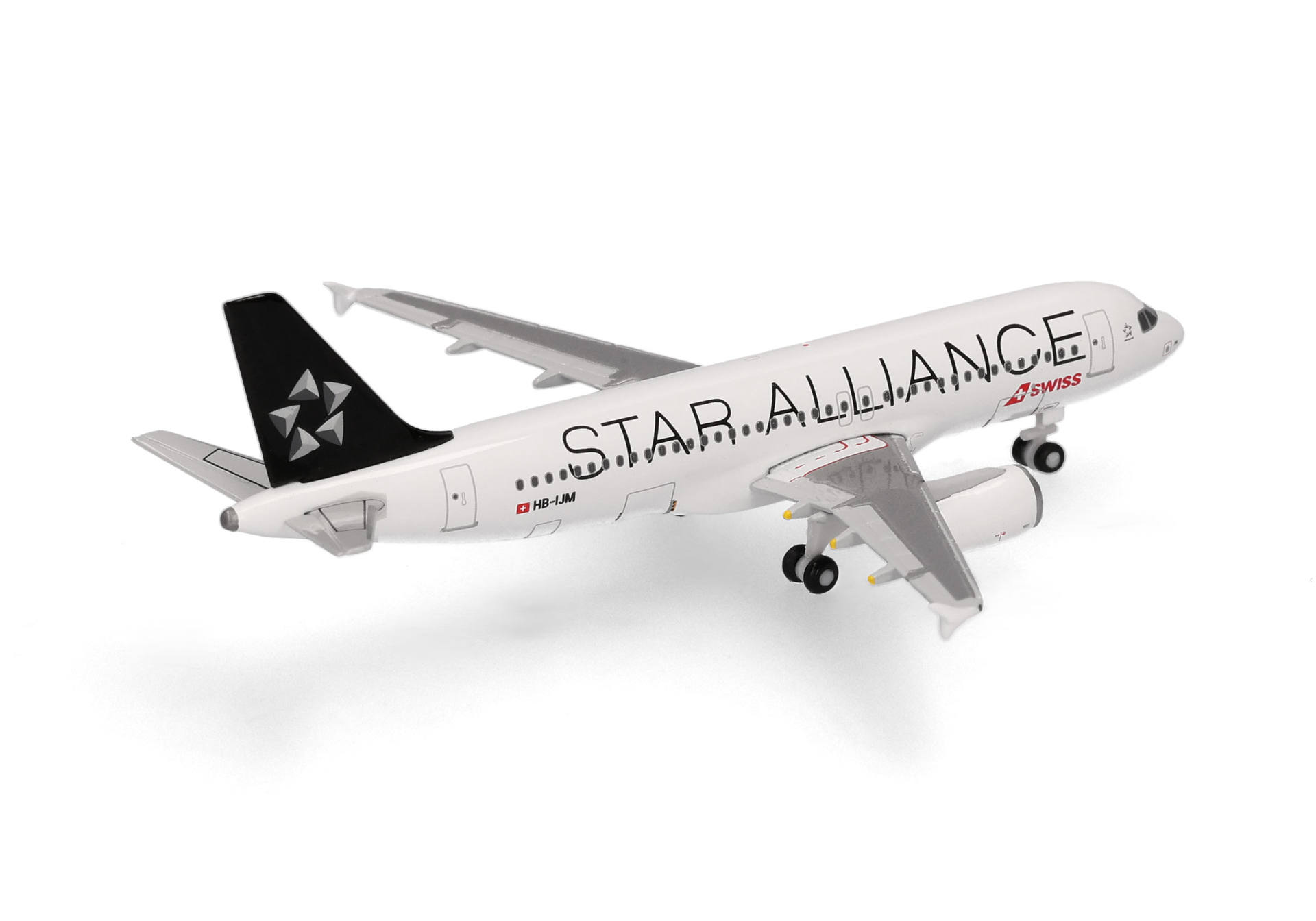 Herpa Wings 539463 | Swiss International Air Lines | Airbus A320 | Star Alliance | 1:500