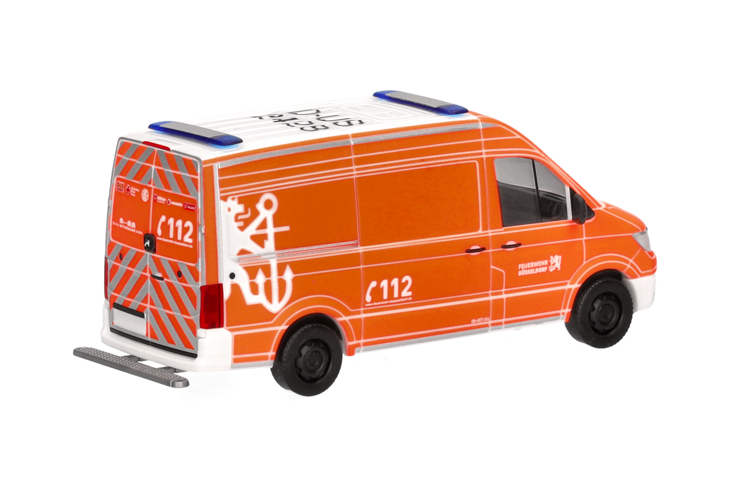 Herpa 098298 | MAN TGE Kasten Hochdach | Feuerwehr Düsseldorf | 1:87
