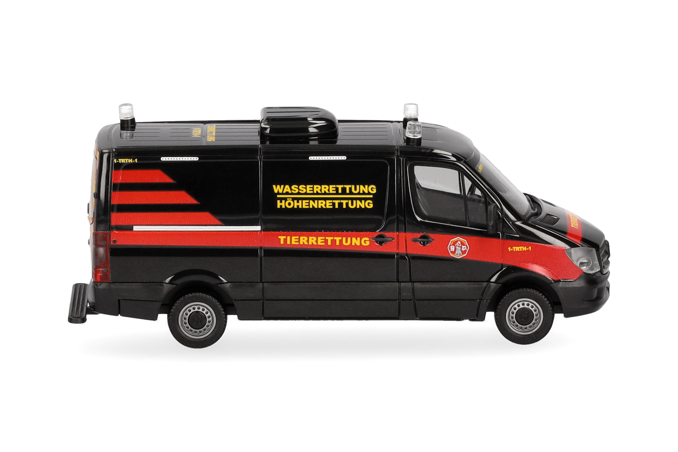 Herpa 098717 | MB Sprinter '13 Kasten Flachdach | Gerätewagen Höhenrettung Tierrettung Essen e.V." | 1:87