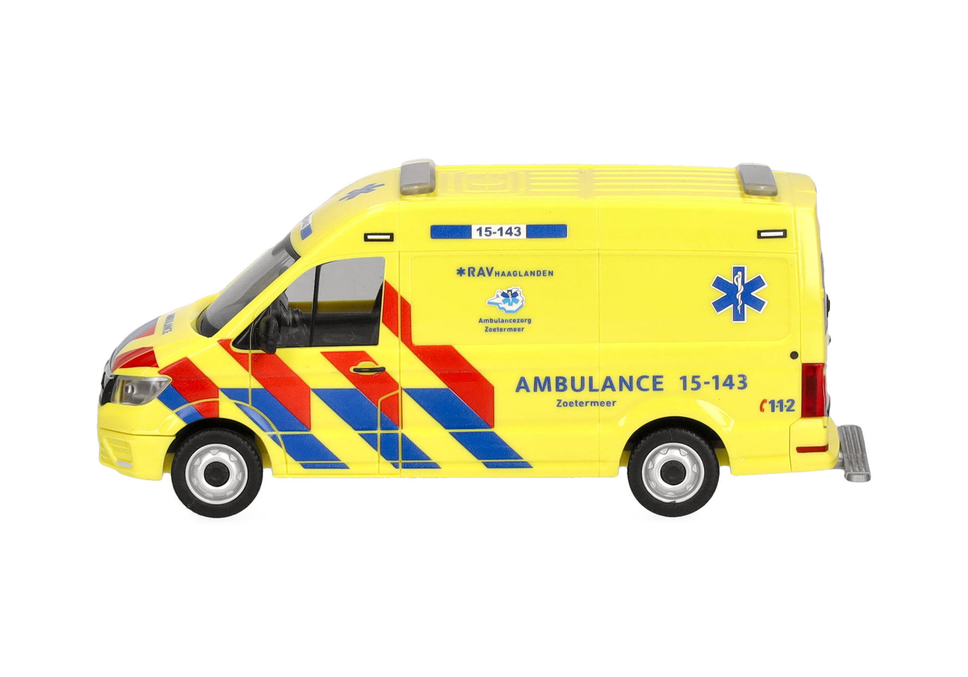 Herpa 098694 | MAN TGE Kasten HD | "Ambulance 15-143" (Niederlande) | 1:87