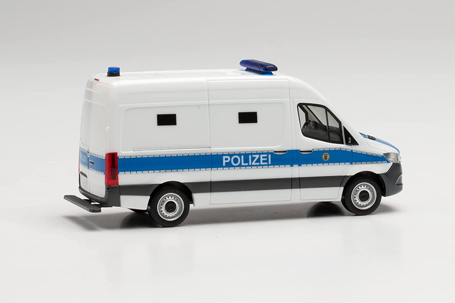 Herpa 096492 - Mercedes-Benz Sprinter ’18 Kasten - Gefangenentransporter Polizei Berlin. 1:87