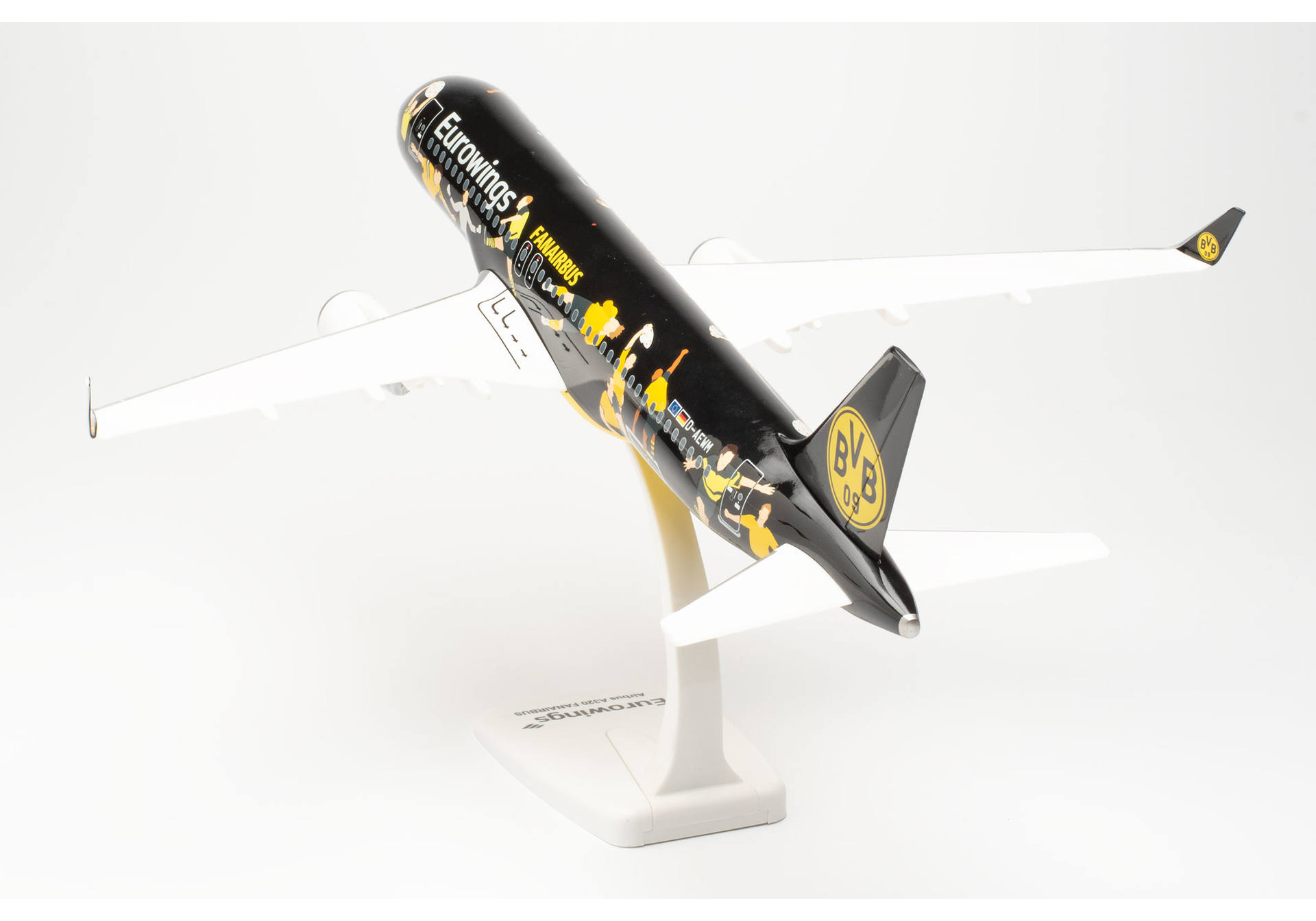 Herpa Wings SF 613934 | Eurowings Airbus A320 | BVB Fanairbus | D-AEWM | 1:100