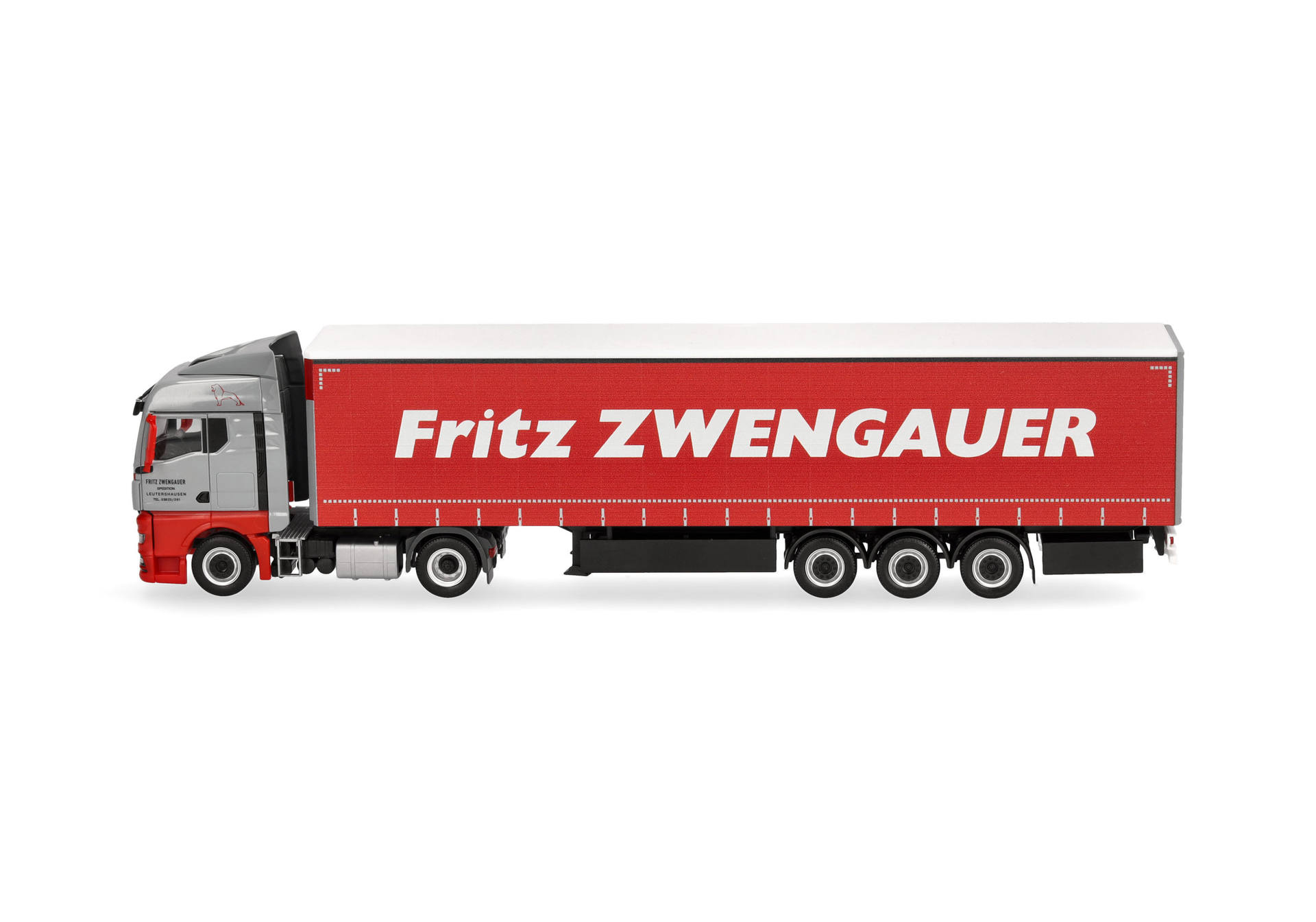 Herpa 319911 | MAN TGX GM Gardinenplanen-Sattelzug | Zwengauer | 1:87