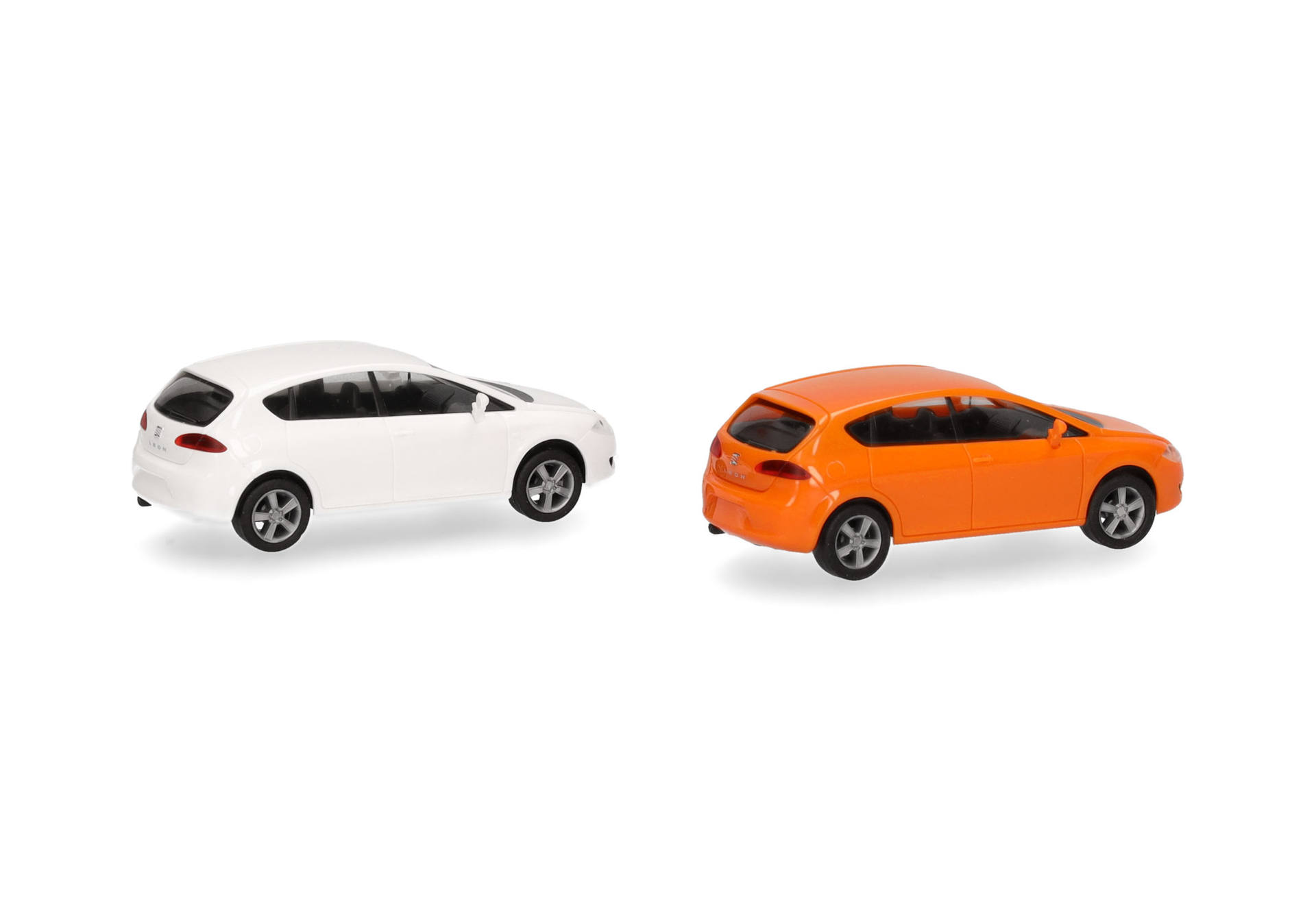 Herpa MiniKit 013970-002 | Seat Leon, naranja/candyweiß | 1:87