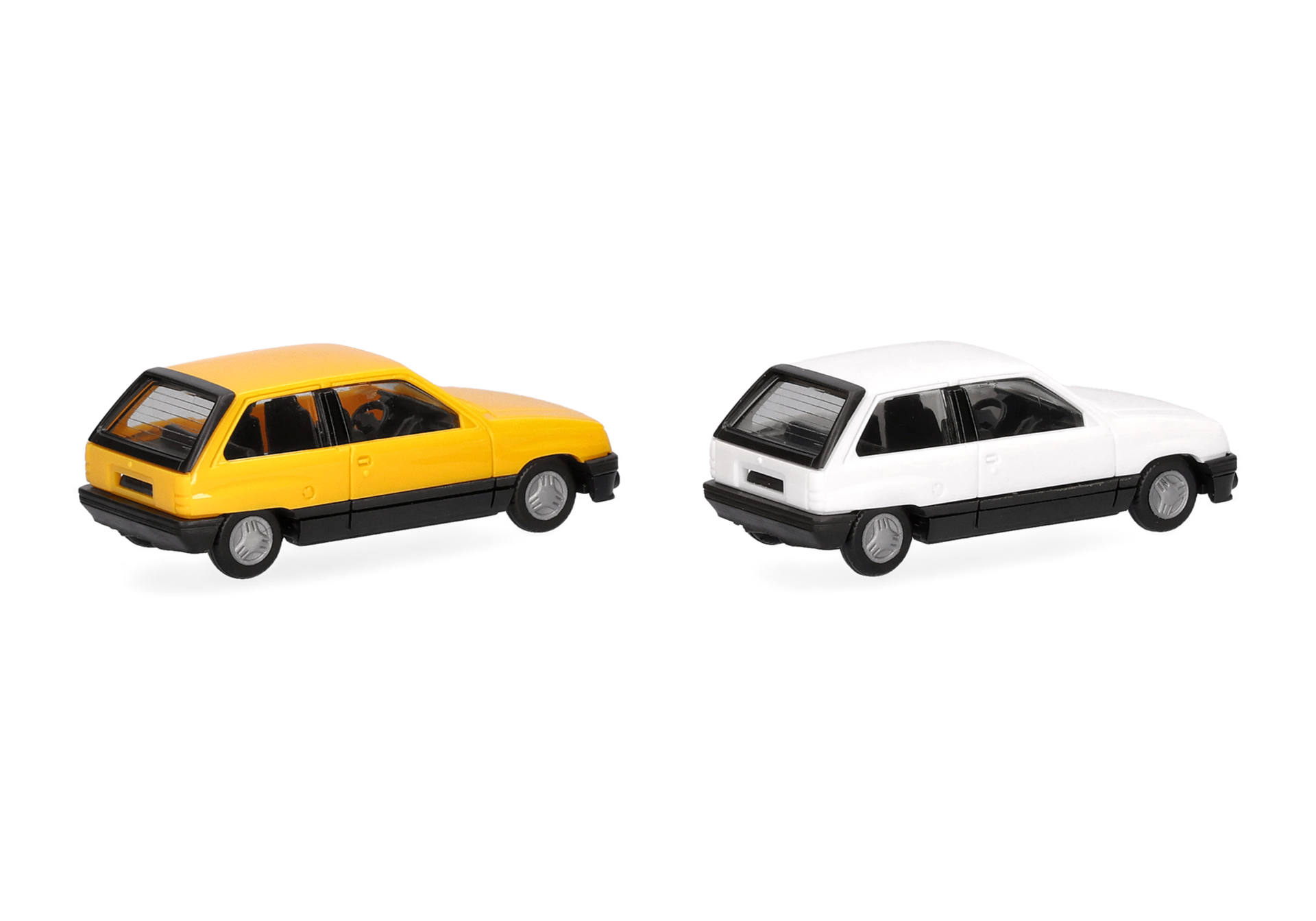 Herpa MiniKit 014298 | Opel Corsa A SR | weiß und gelb | 1:87