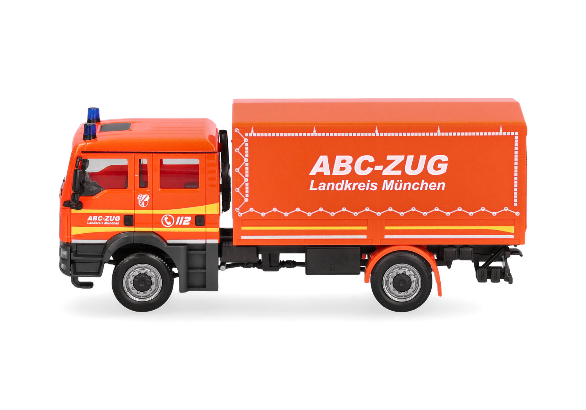 Herpa 099080 | MAN TGM GW Dekon P2 MzKW | ABC-Zug Landkreis München | 1:87