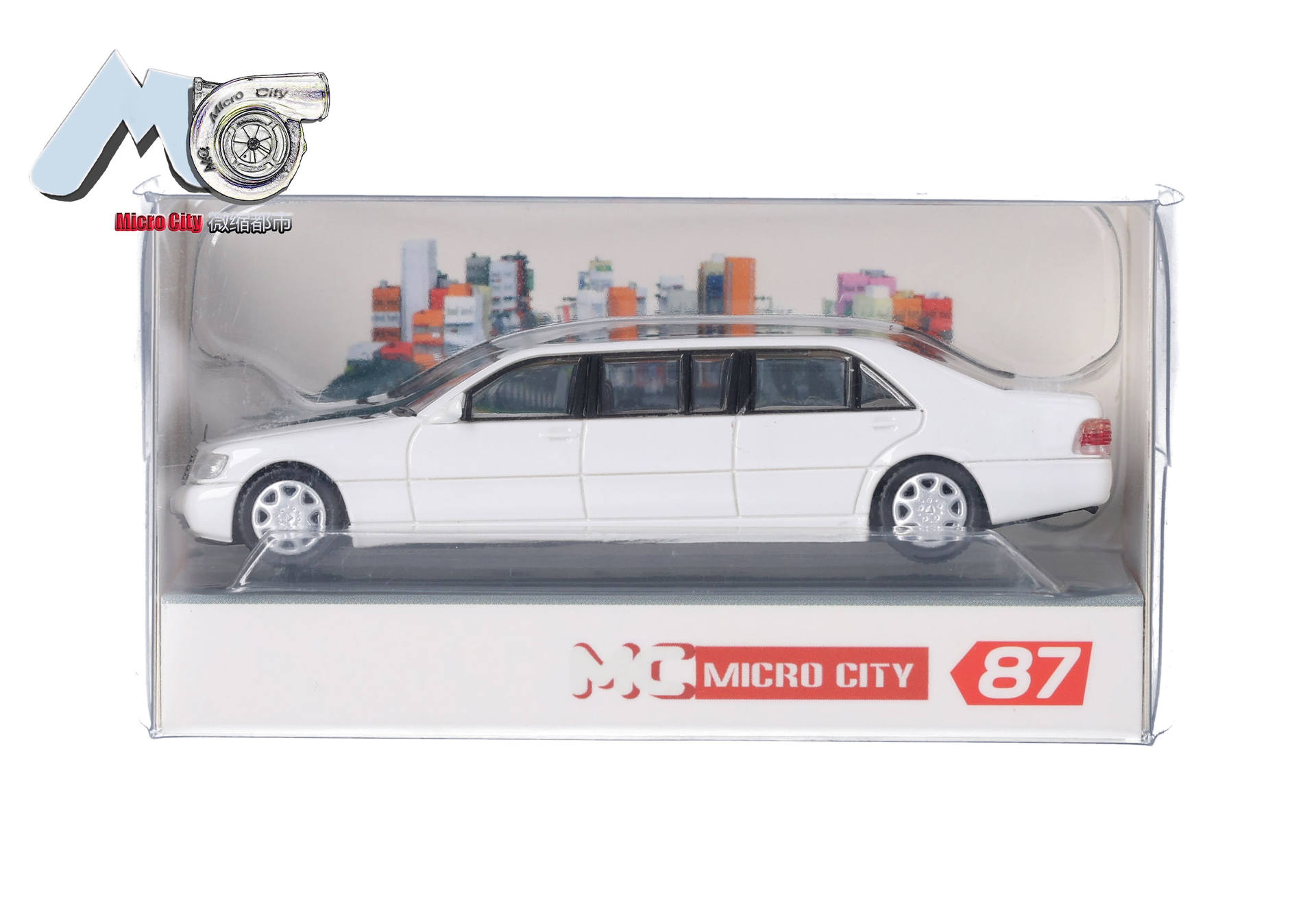 Herpa MicroCity 87MC000115 | Mercedes-Benz S600 Pullman | weiß | 1:87