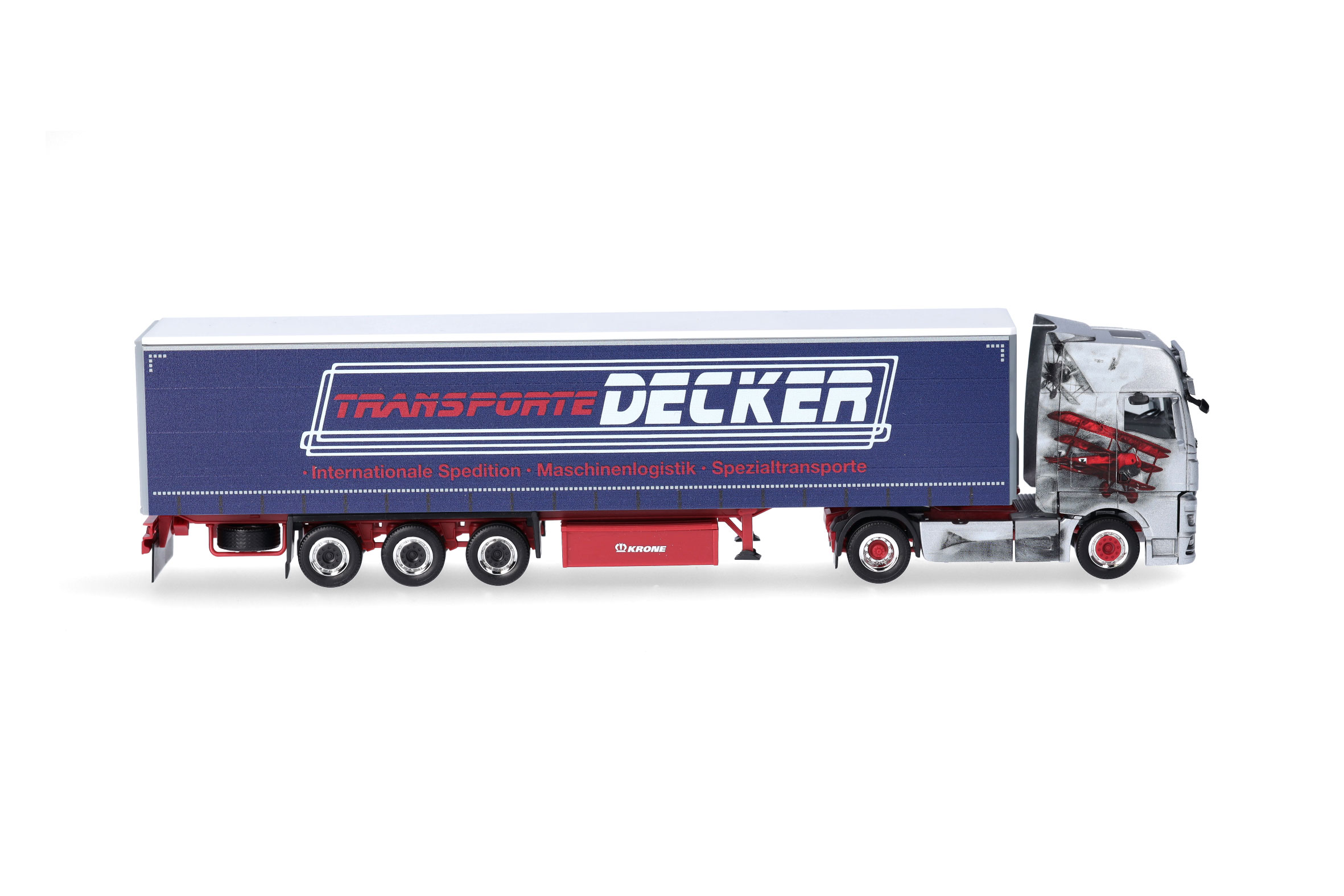 Herpa 317313 | MAN TGX GX Planen-Sattelzug | Decker Düren | 1:87