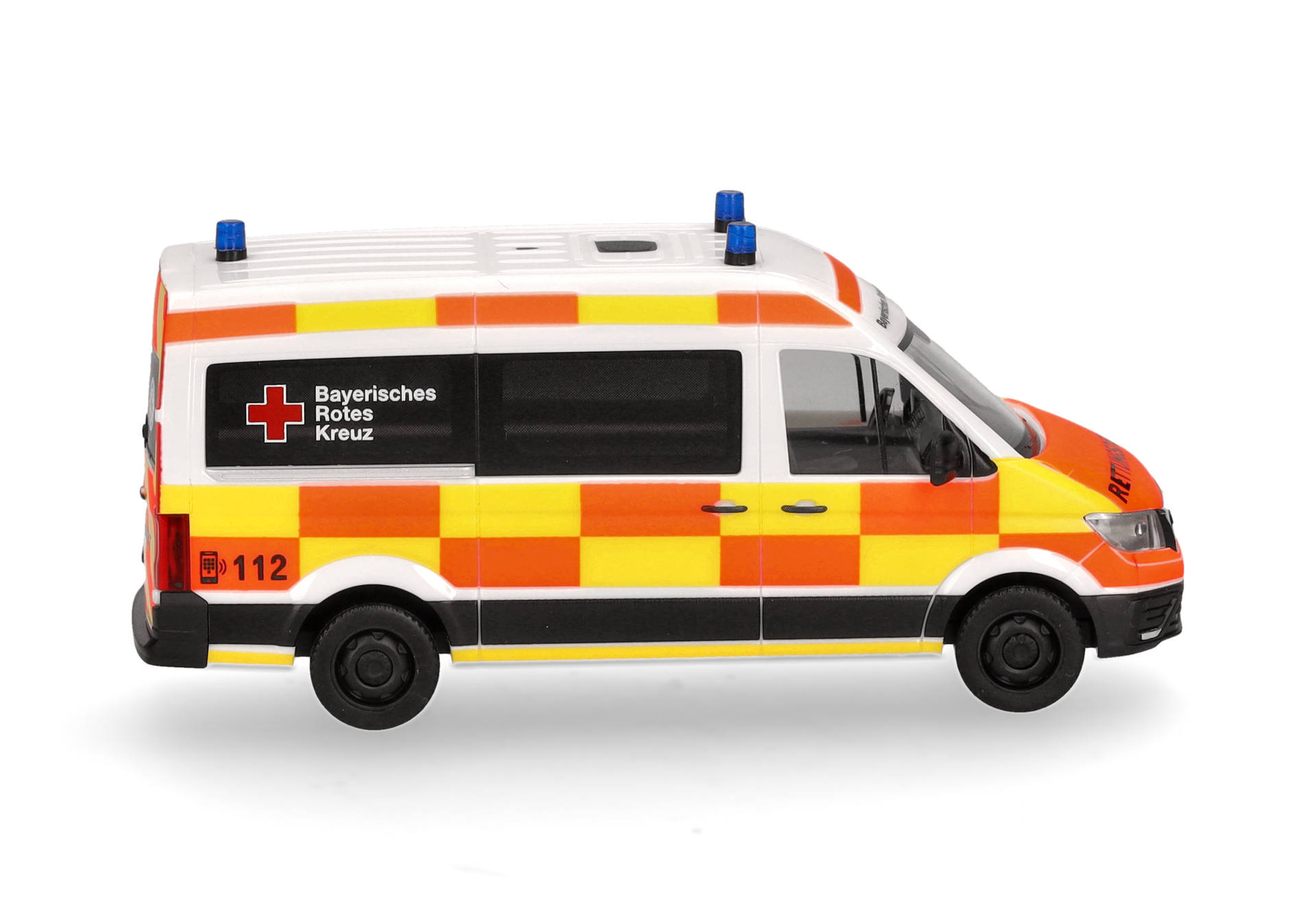 Herpa 097918 | MAN TGE Krankentransportwagen | Bayerisches Rotes Kreuz | 1:87