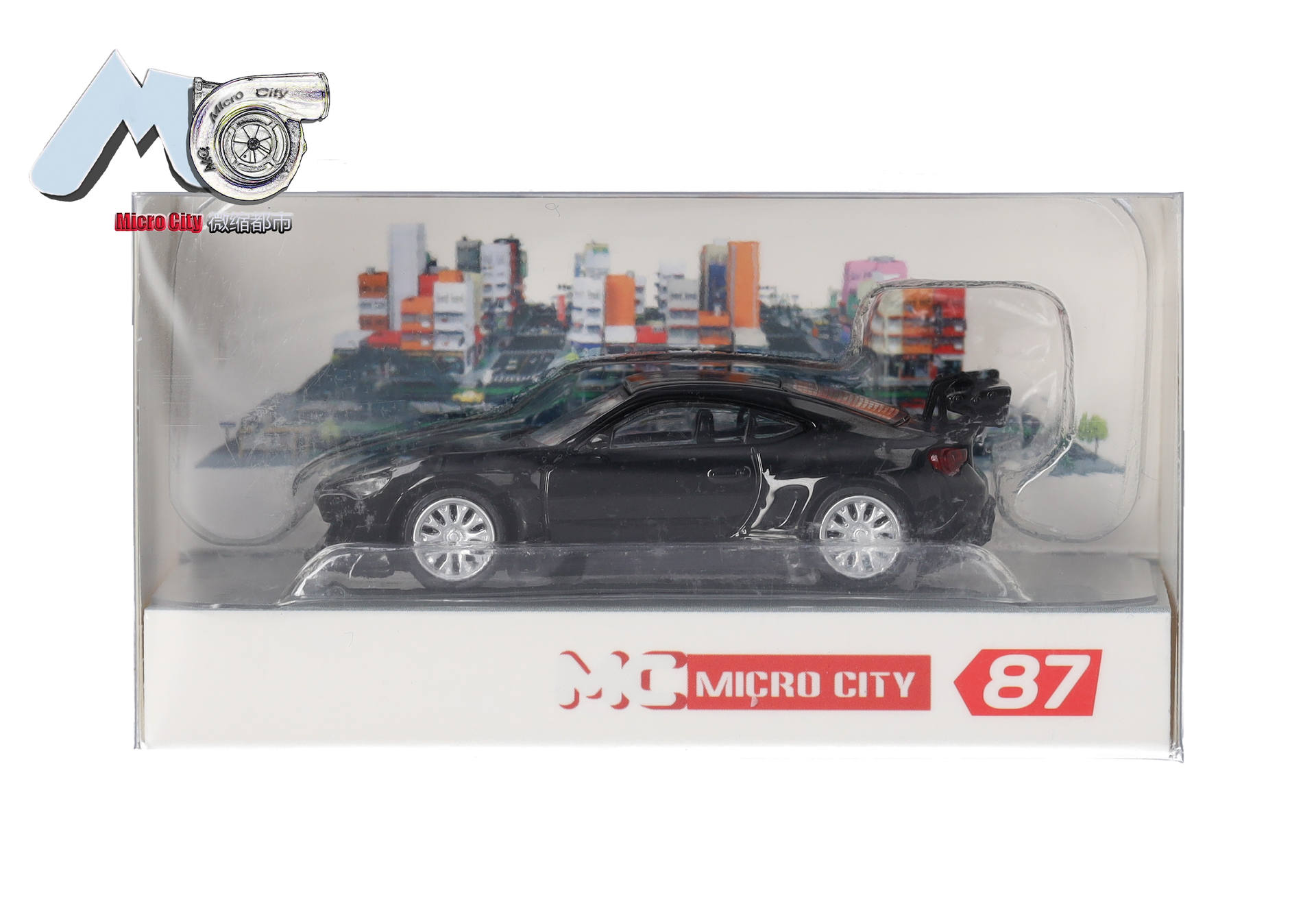 Herpa MicroCity 87MC000073 | Toyota GT86 | schwarz | 1:87