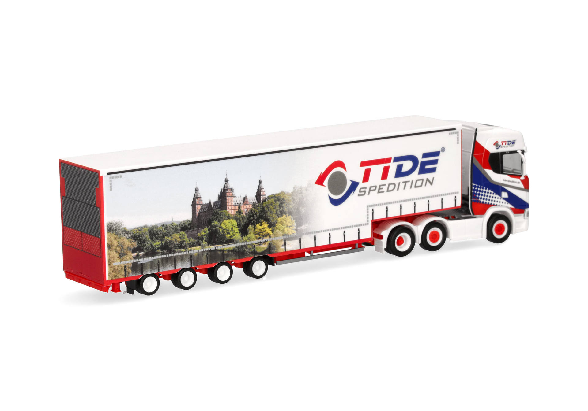 Herpa 319645 | Scania CS 20 HD (6x2) Volumen-Sattelzug  |TiDe Spedition | 1:87