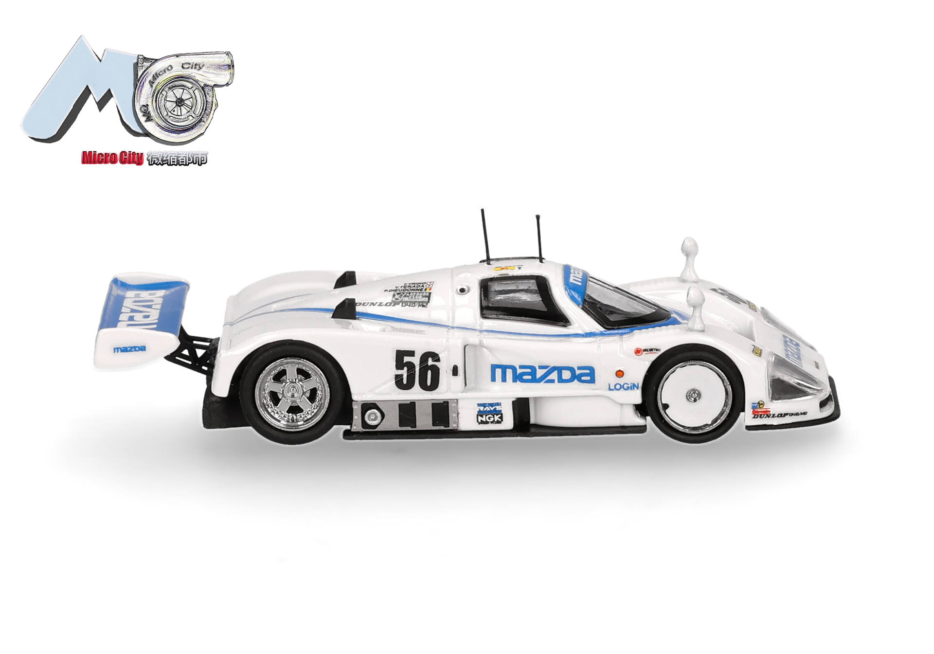 Herpa MicroCity 87MC000095 | Mazda 787B "56" | weiß | 1:87
