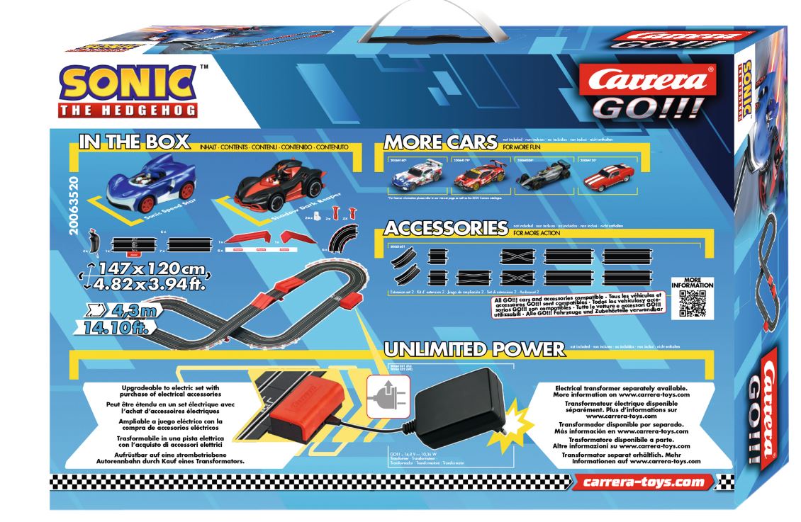 63520 Carrera Go!!! | Sonic the Hedgehog | 1:43