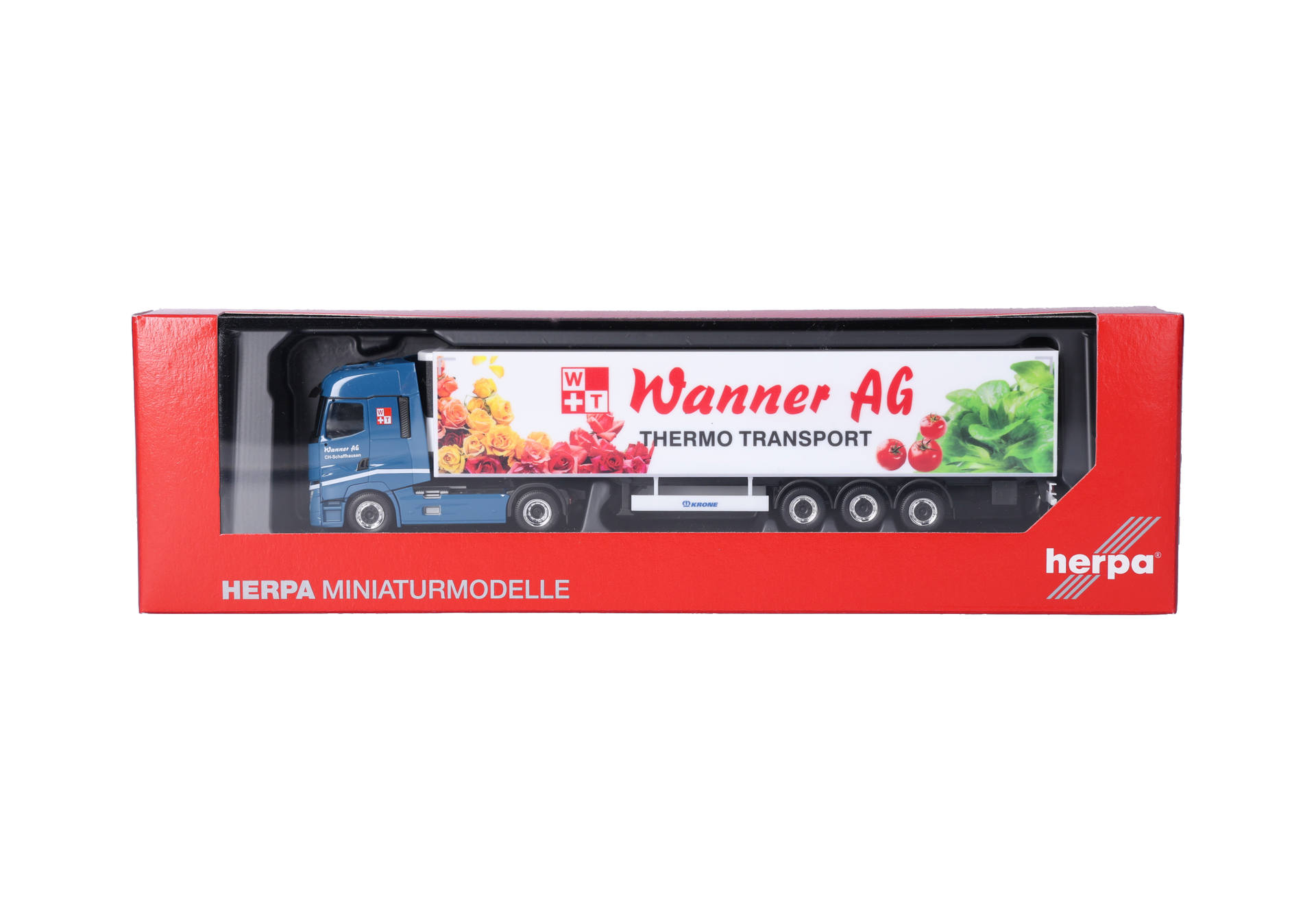 Herpa 321242 | Renault T facelift Kühlkoffer-Sattelzug  | Wanner AG | 1:87