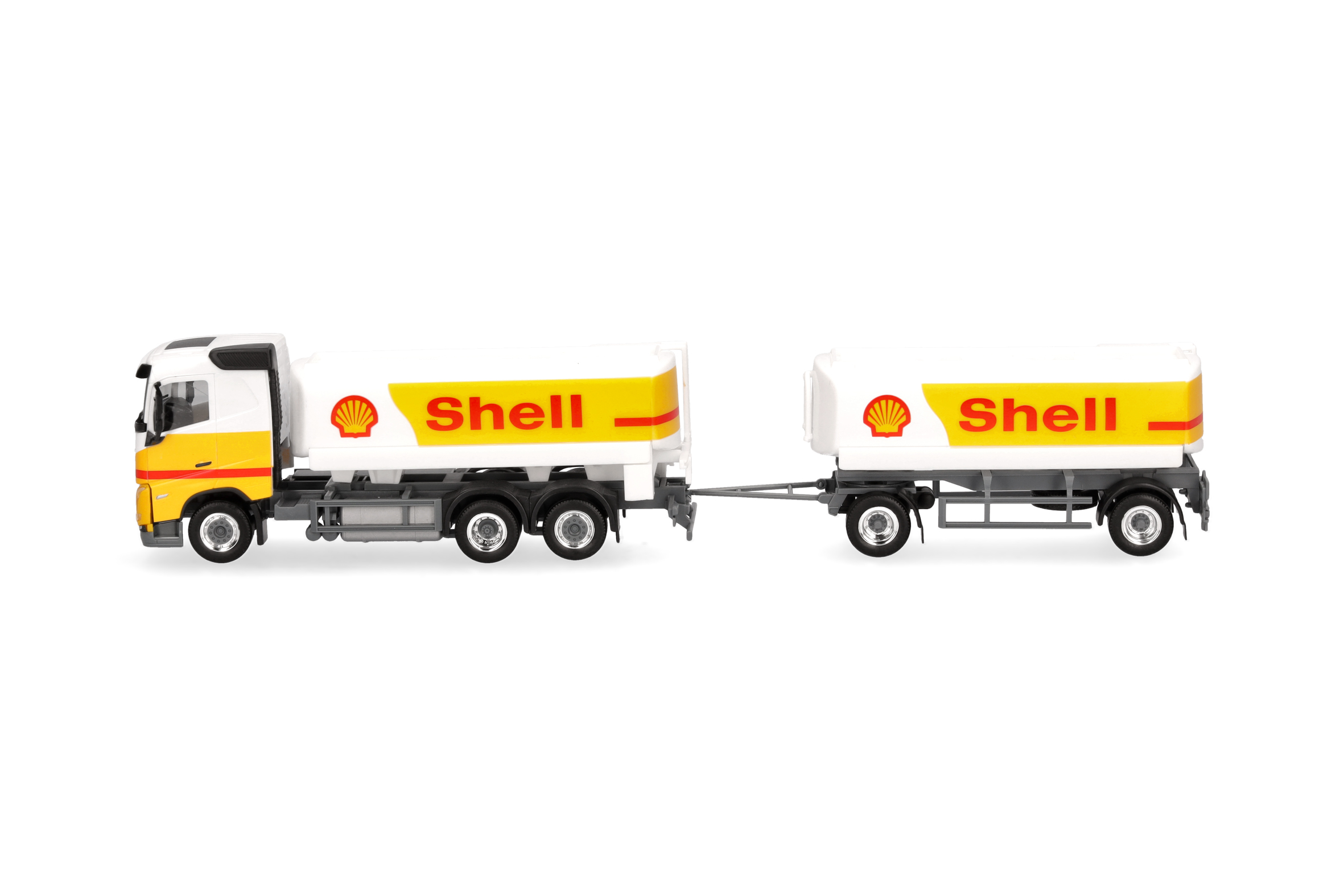 Herpa 316071 | Volvo FH FD 2020 Benzintank-Hängerzug | Shell | 1:87