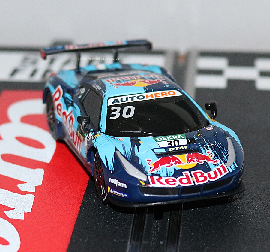 64197 Carrera GO!!! | Ferrari 488 GT3 | Red Bull AF Corse, No.30 | ohne Box | 1:43