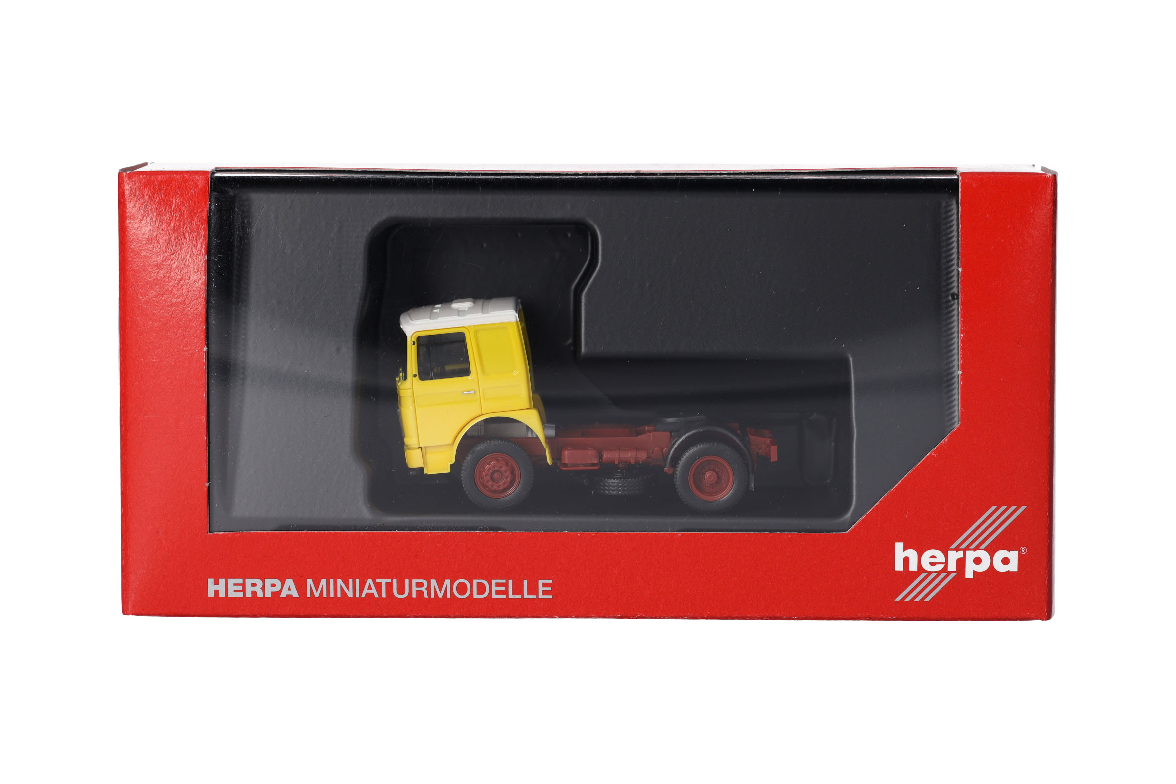 Herpa 310550-003 | Roman Diesel Solozugmaschine 2achs, gelb | 1:87