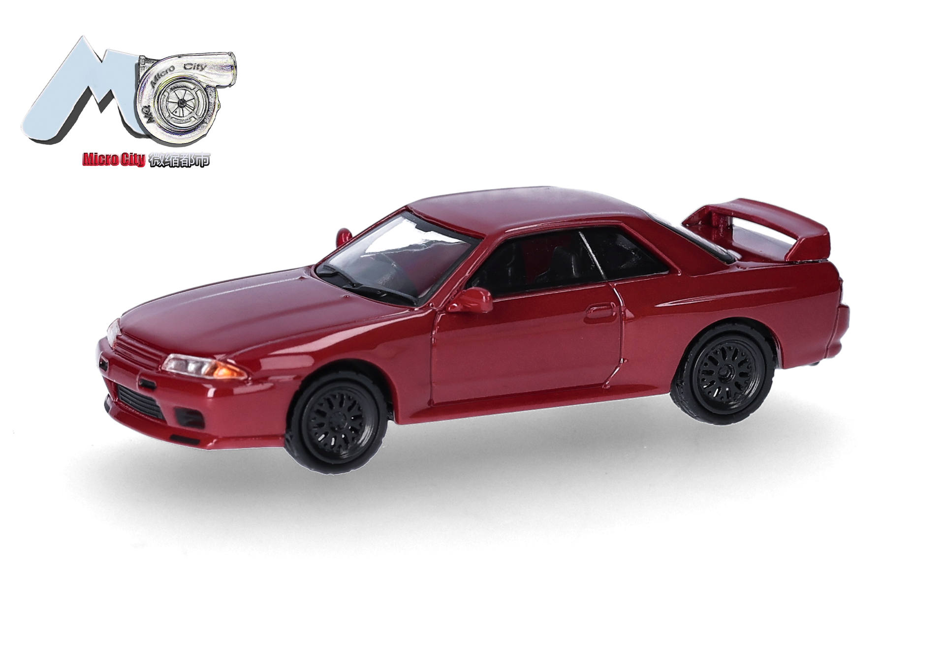 Herpa MicroCity 87MC000093 | Nissan Skyline GTR32 | weinrot | 1:87