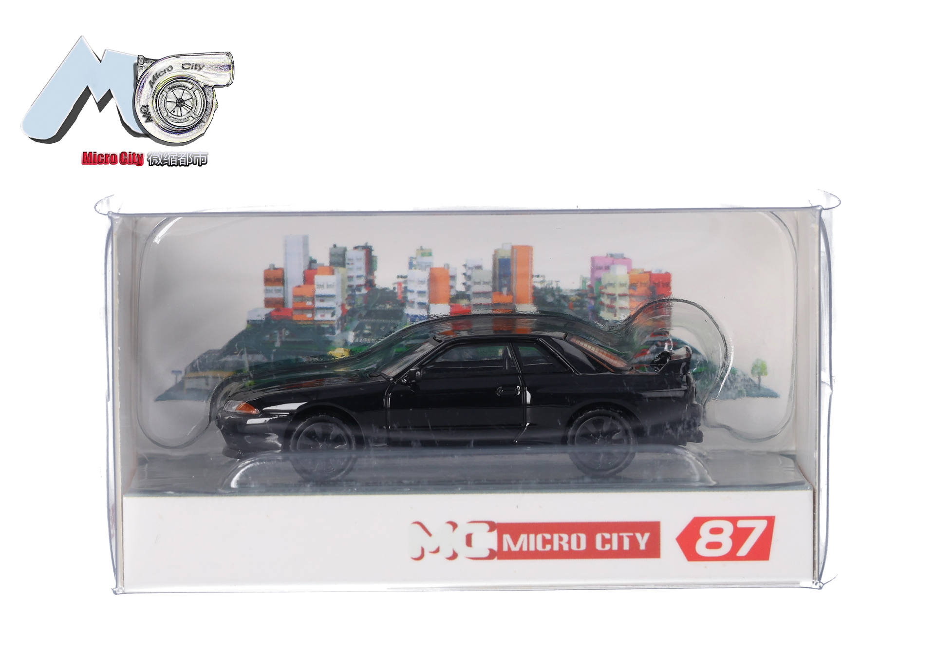 Herpa MicroCity 87MC000091 | Nissan Skyline GTR32 | schwarz | 1:87