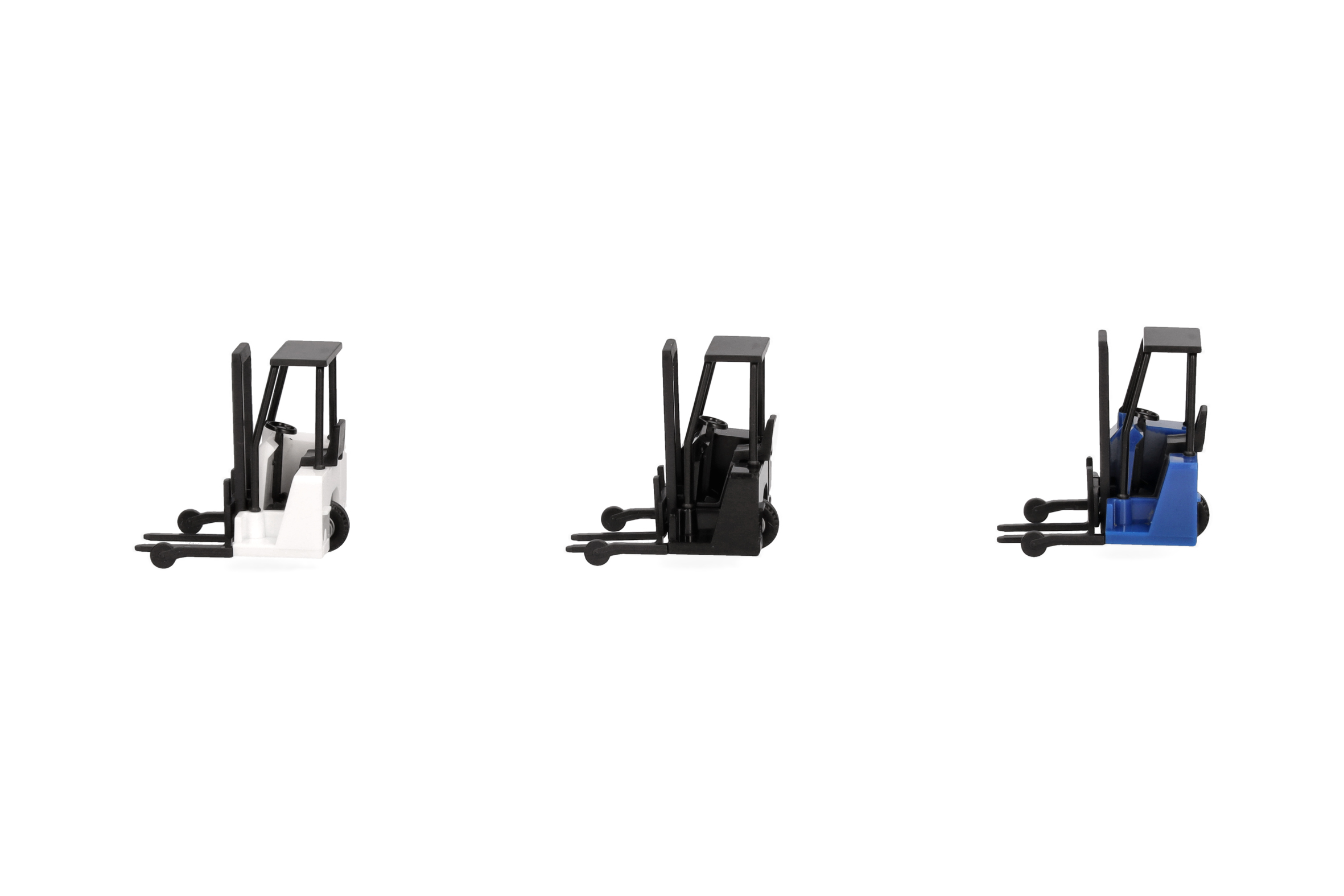 Herpa Zubehör 053860-002 | Mitnahmestapler in weiß, blau und schwarz | 1:87