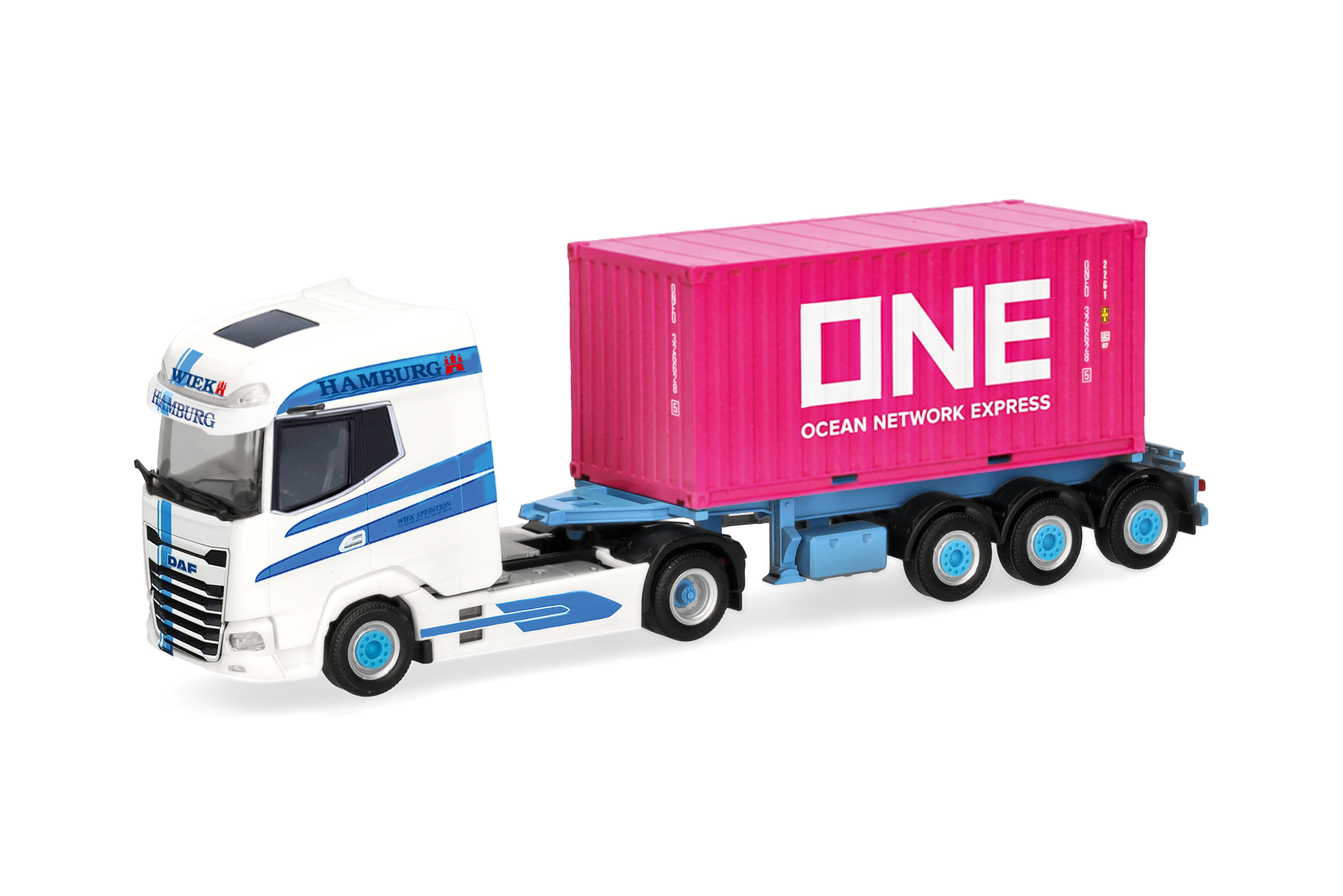 Herpa 321563 | DAF XG+ Container-Sattelzug | Wiek Spedition - ONE | 1:87