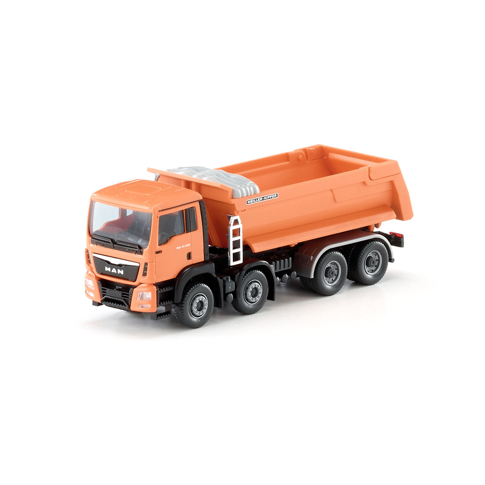 Wiking 067448 | MAN TGS Euro 6 | Meiller - Muldenkipper | orange | 1:87