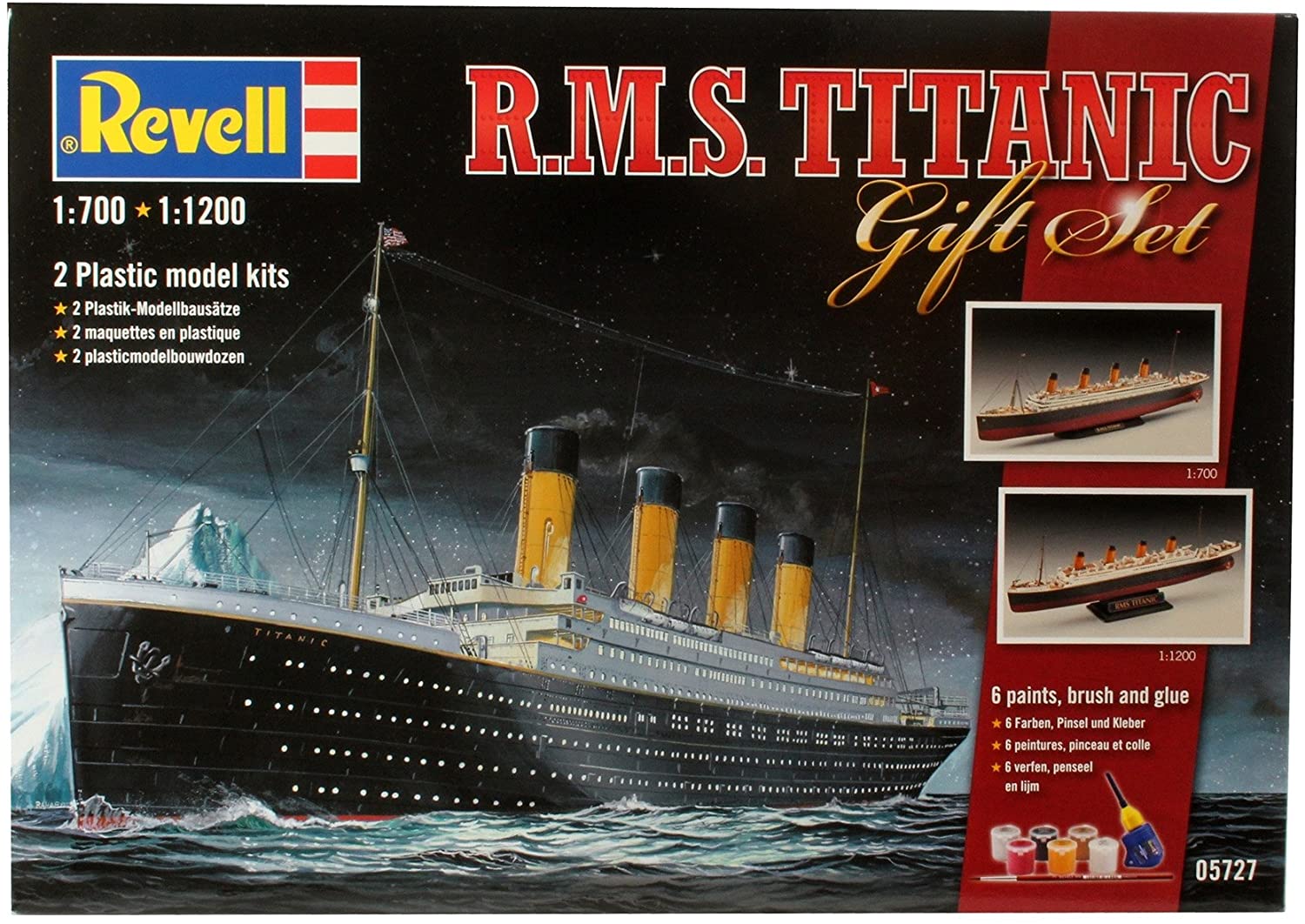 Revell 05727 - Geschenkset R.M.S. Titanic 1:700/1:1200