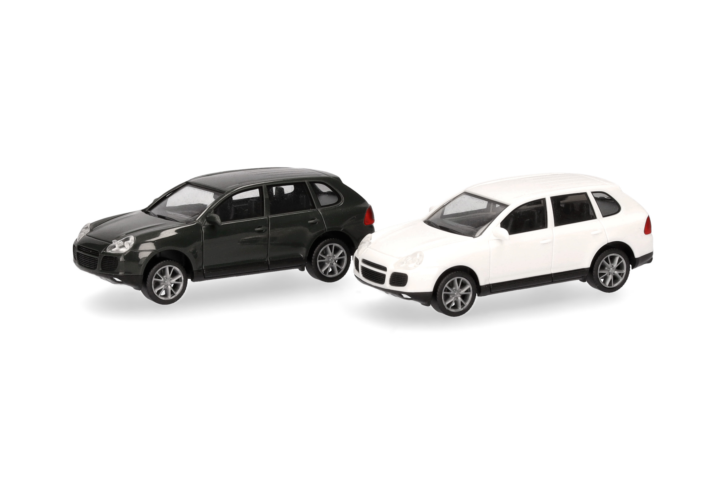 Herpa MiniKit 012836-002 | Porsche Cayenne Turbo | british racing green/sandweiß | 1:87