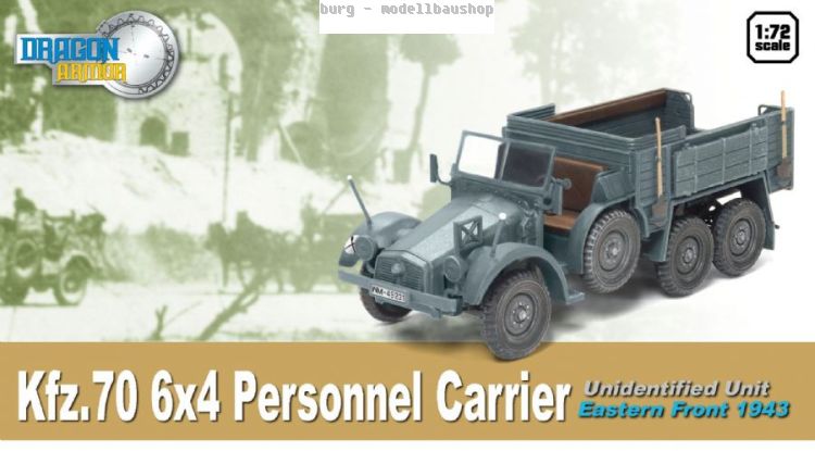 60427 Dragon - KFZ 70 6x4 PERSONNEL CARRIER 1:72        #
