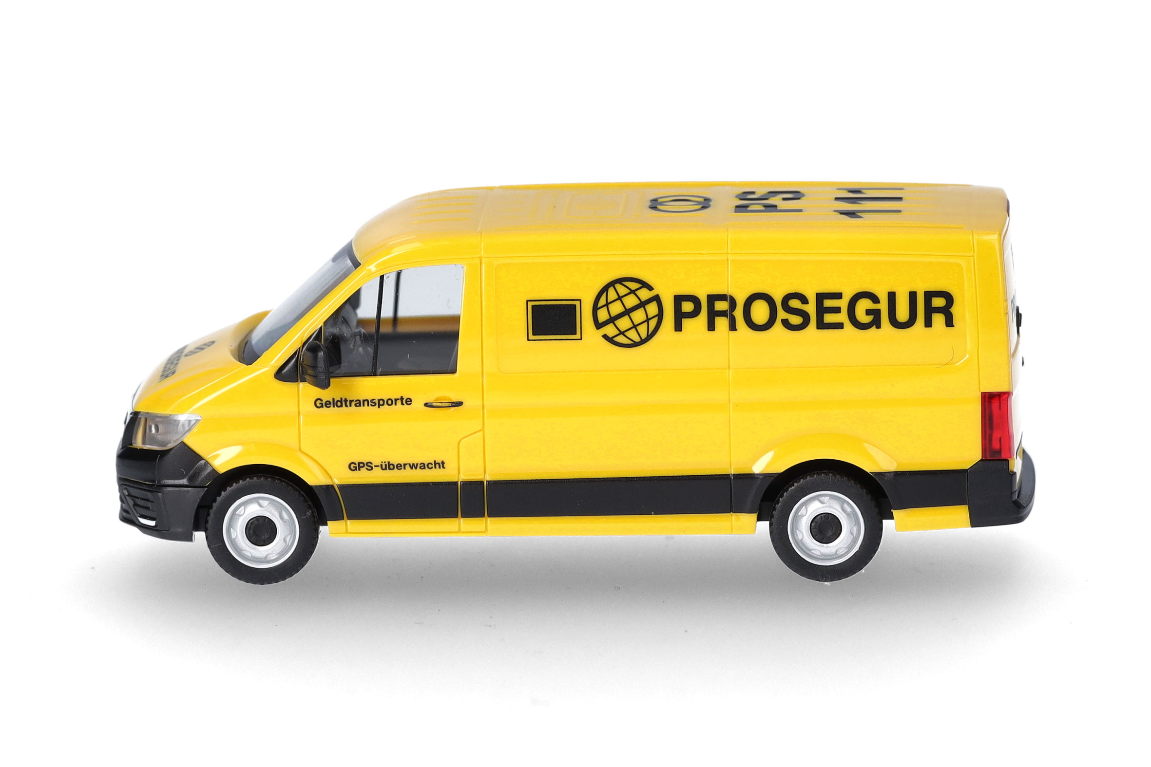 Herpa 097925 | MAN TGE Kasten Flachdach | Prosegur Werttransporte | 1:87