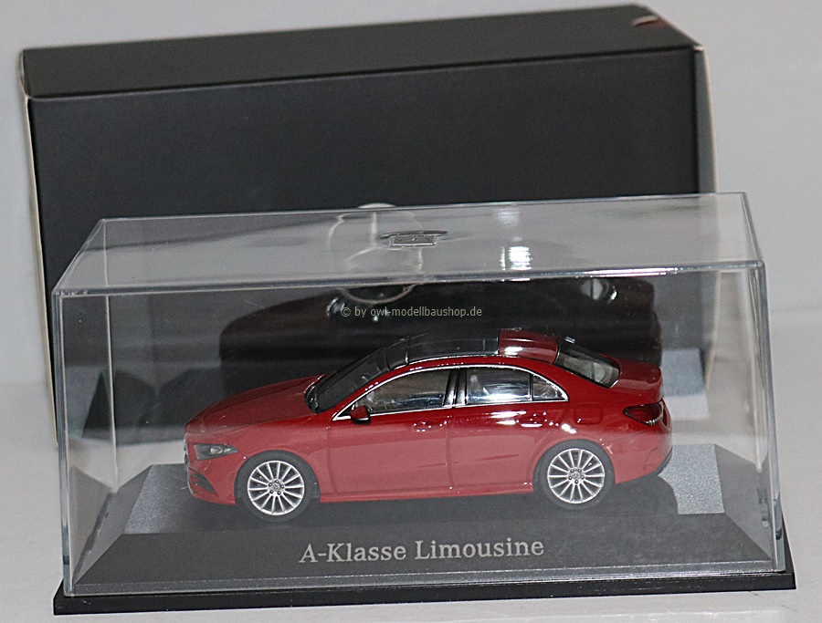 B66960430 | Mercedes A-Klasse  | 2018 | AMG Line | V177 | Jupiter rot | 1:43