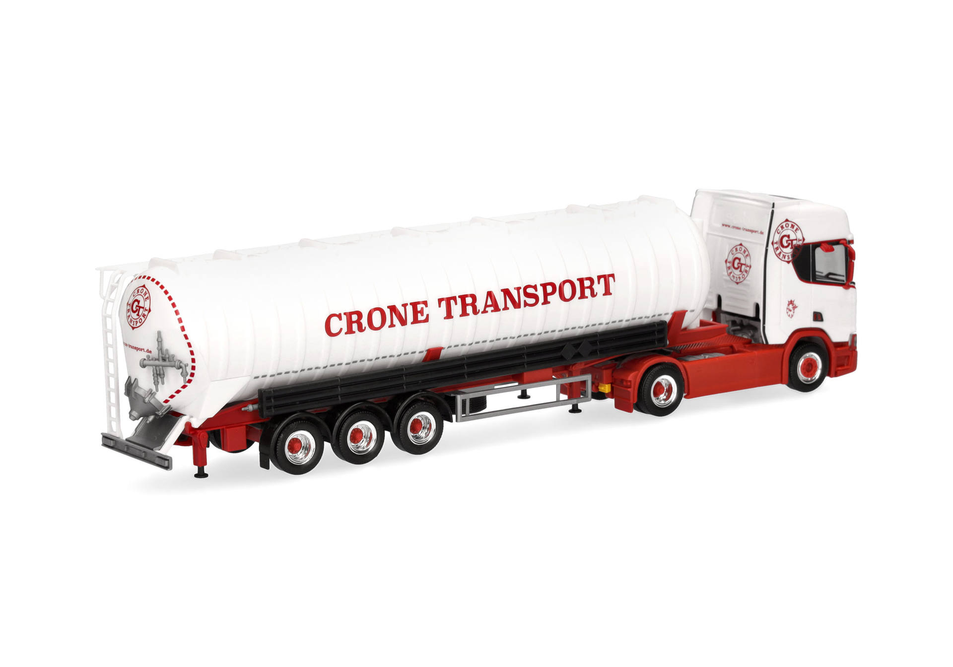 Herpa 319904 | Scania CR 20 HD Saugsilo-Sattelzug | Crone Handel und Transport | 1:87