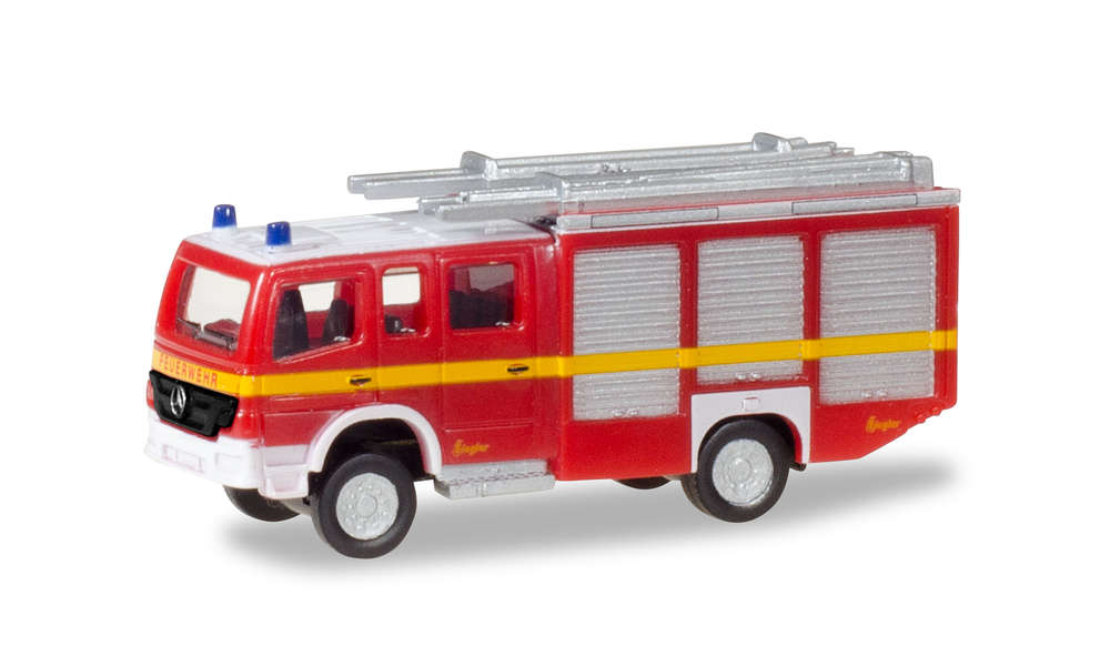 Herpa 066747- Mercedes-Benz Atego HLF 20 - Feuerwehr, dekoriert. 1:160 
