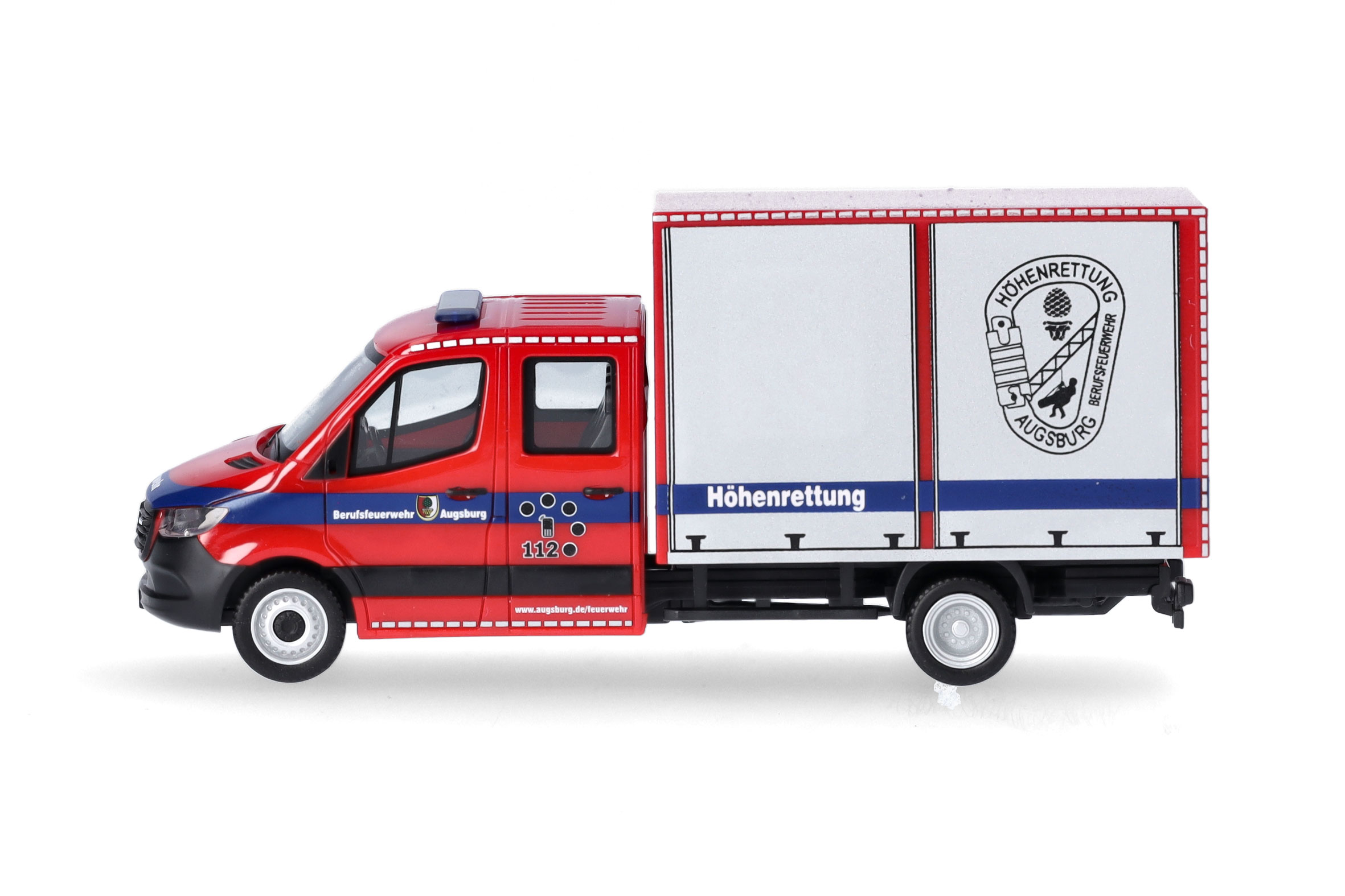 Herpa 097017 | Mercedes-Benz Sprinter '18 Kasten | Feuerwehr Augsburg | 1:87