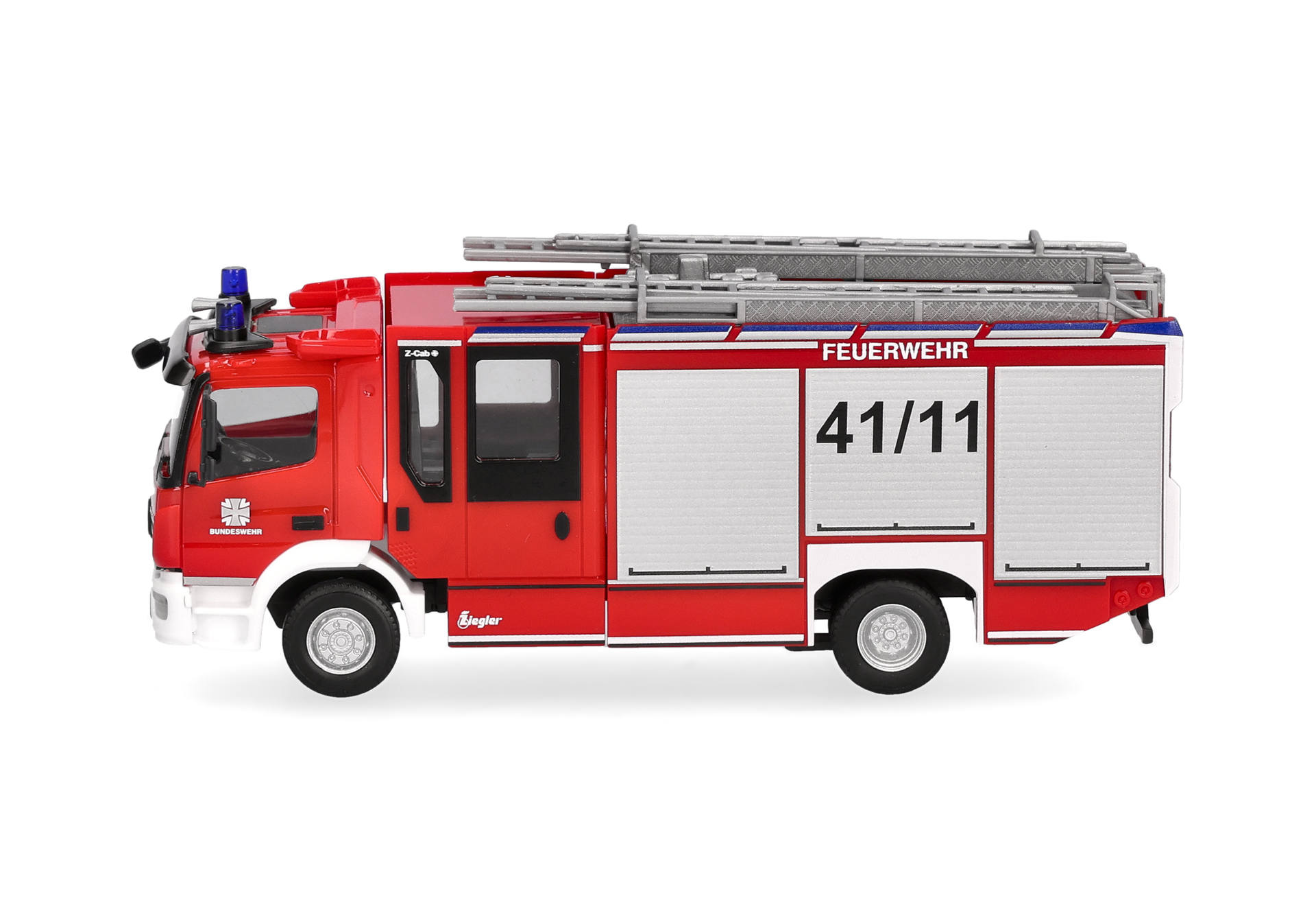 Herpa 747449 | Mercedes-Benz Atego 13 Z-Cab | Bundeswehr/Feuerwehr | 1:87