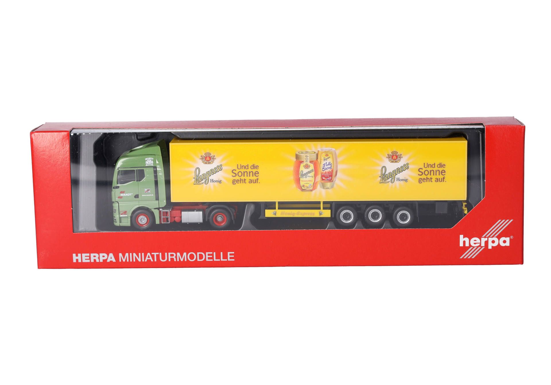 Herpa 318266 | MAN TGX GM Koffer-Sattelzug | Wandt/Langnese | 1:87