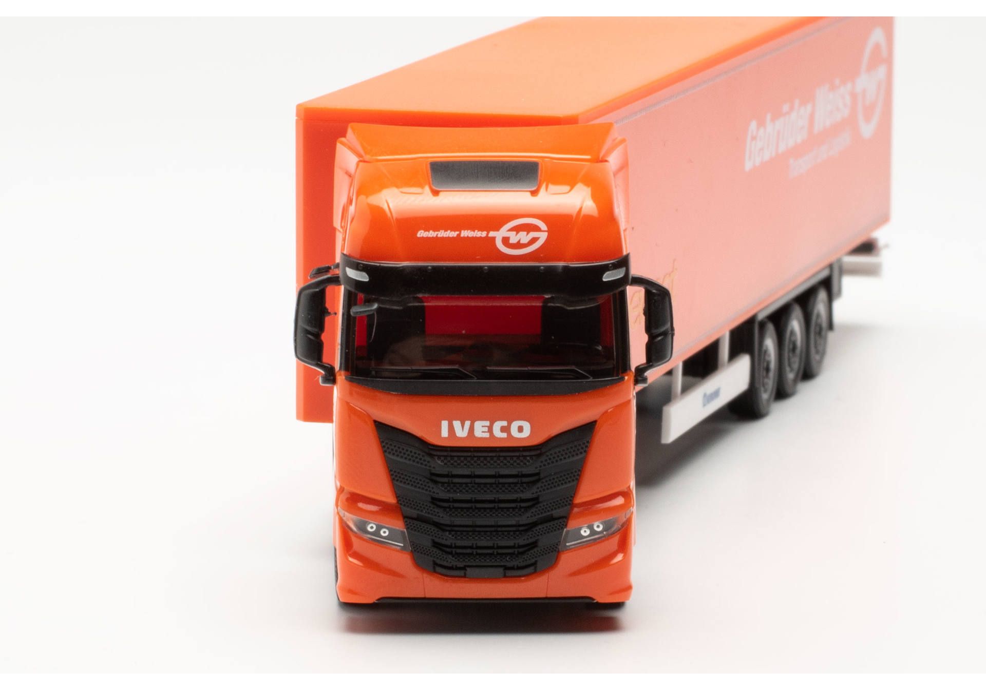 Herpa  317344 | Iveco S-Way LNG Koffer-Sattelzug 15m | Gebrüder Weiss | 1:87