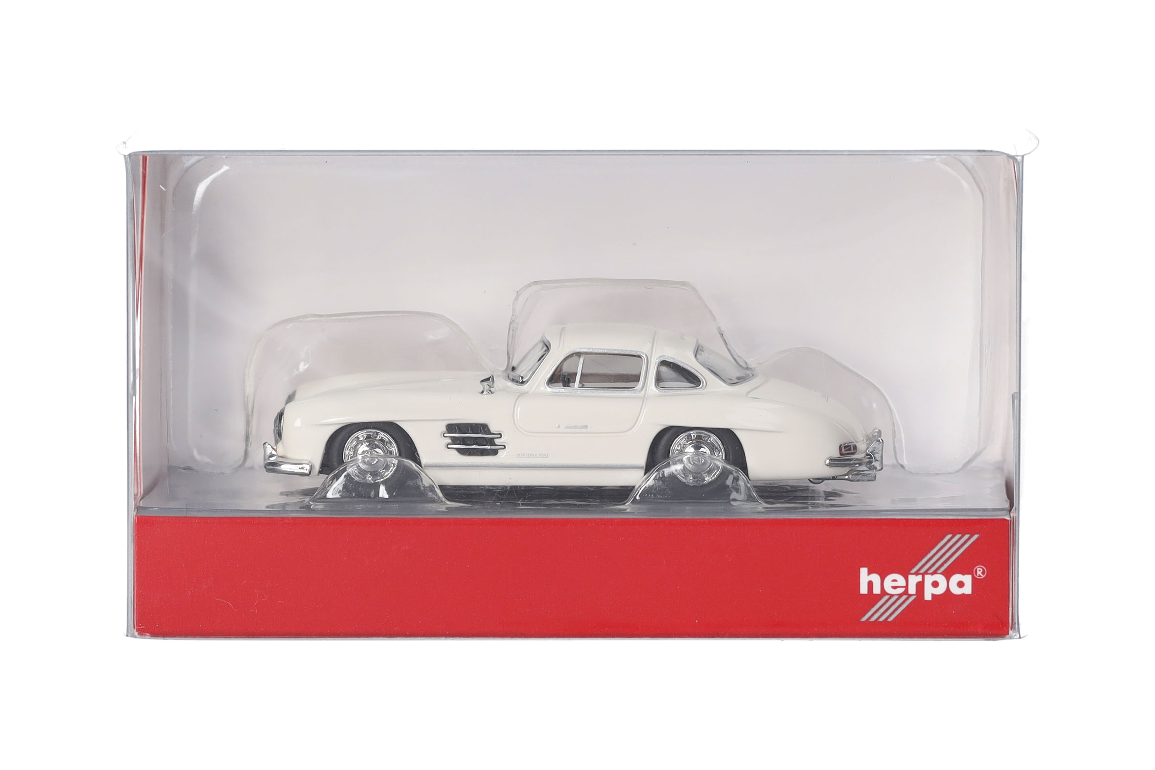 Herpa  421089-002 | Mercedes-Benz 300 SL Flügeltürer | weiß | 1:87