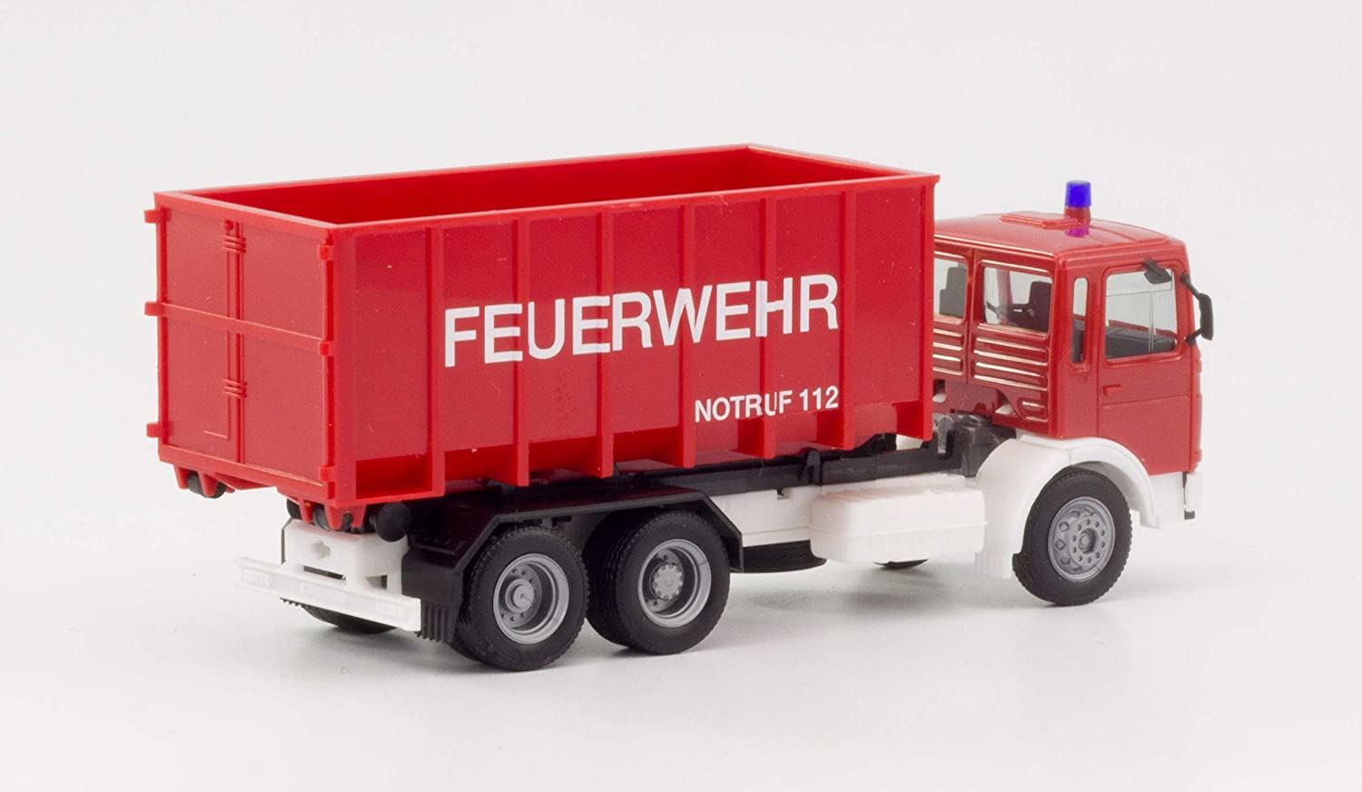 Herpa 310963 - MAN F8 Abrollcontainer-LKW - Feuerwehr. 1:87