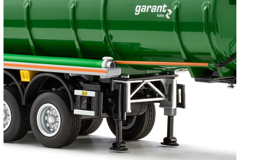 Wiking 077656 | Kotte Tanksattelauflieger garant TSA 30.000 | laubgrün |1:32