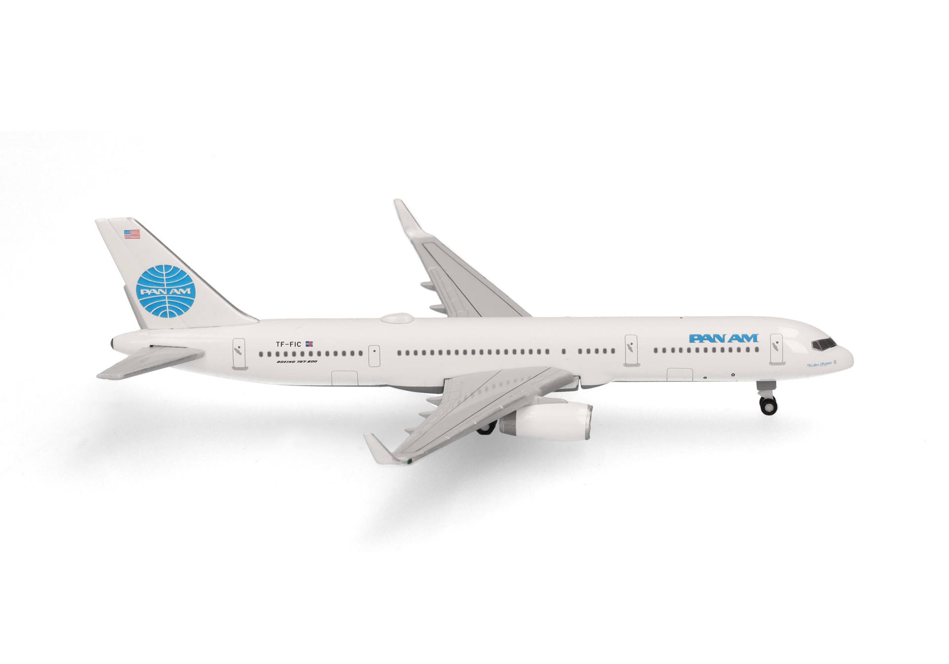 Herpa Wings 538602 | Pan Am | Boeing 757-200 "Tracing the Transatlantic" | TF-FIC | 1:500