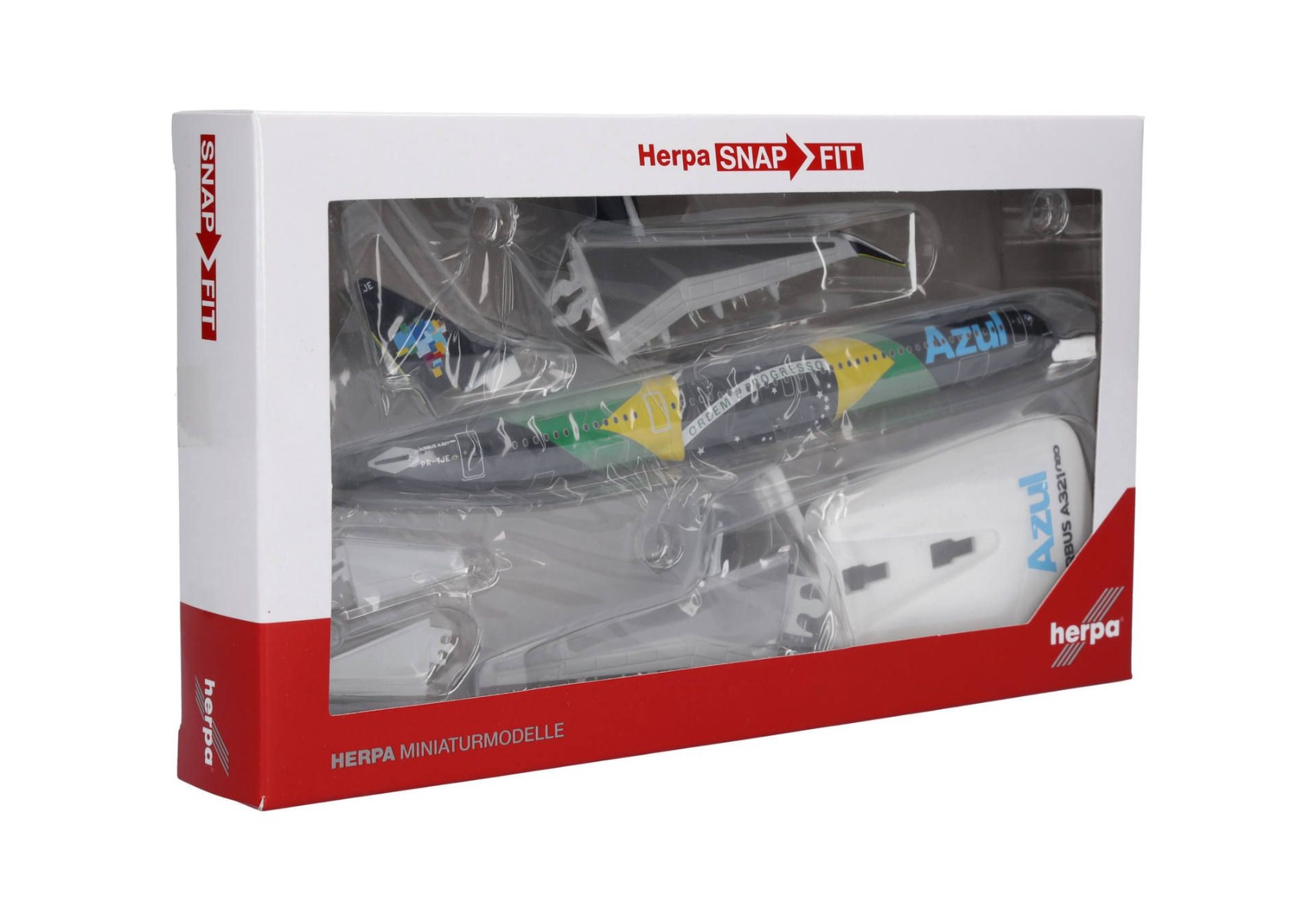 Herpa Wings SF 613682 | Azul Brazilian Airlines | Airbus A321neo | Brazilian Flag livery | PR-YJE | 1:200