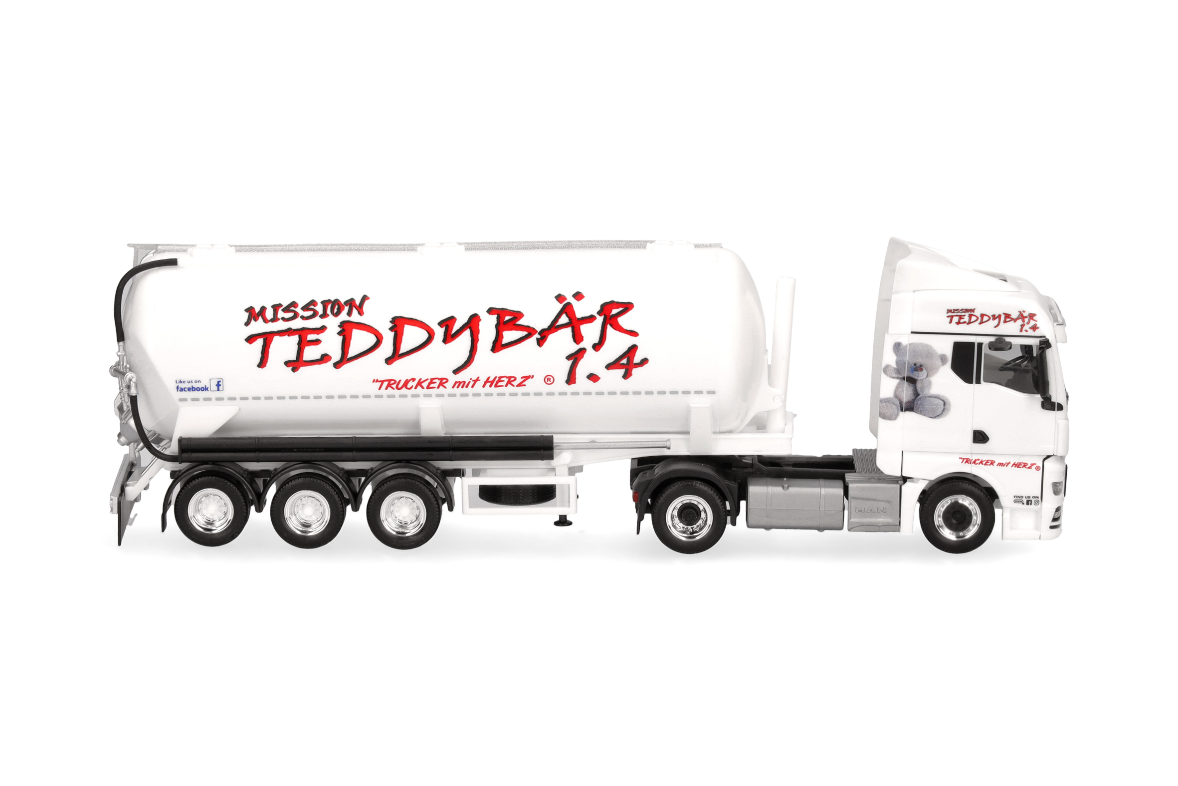 Herpa 318754 | MAN TGX GM Silo-Sattelzug | Silo Melmer / Teddybär 1.4 | 1:87