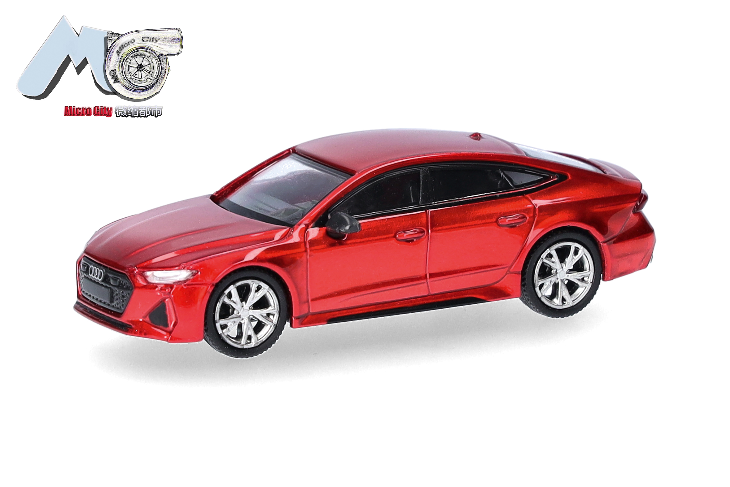 Herpa MicroCity 87MC000085 | Audi RS7 | rot | 1:87