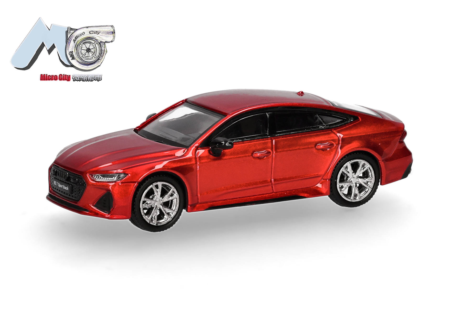 Herpa MicroCity 87MC000085 | Audi RS7 | rot | 1:87