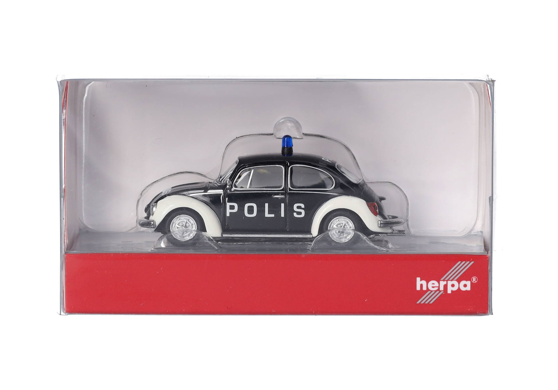 Herpa 097390 | Volkswagen (VW) Käfer 1303 | Polis (Schweden)| 1:87