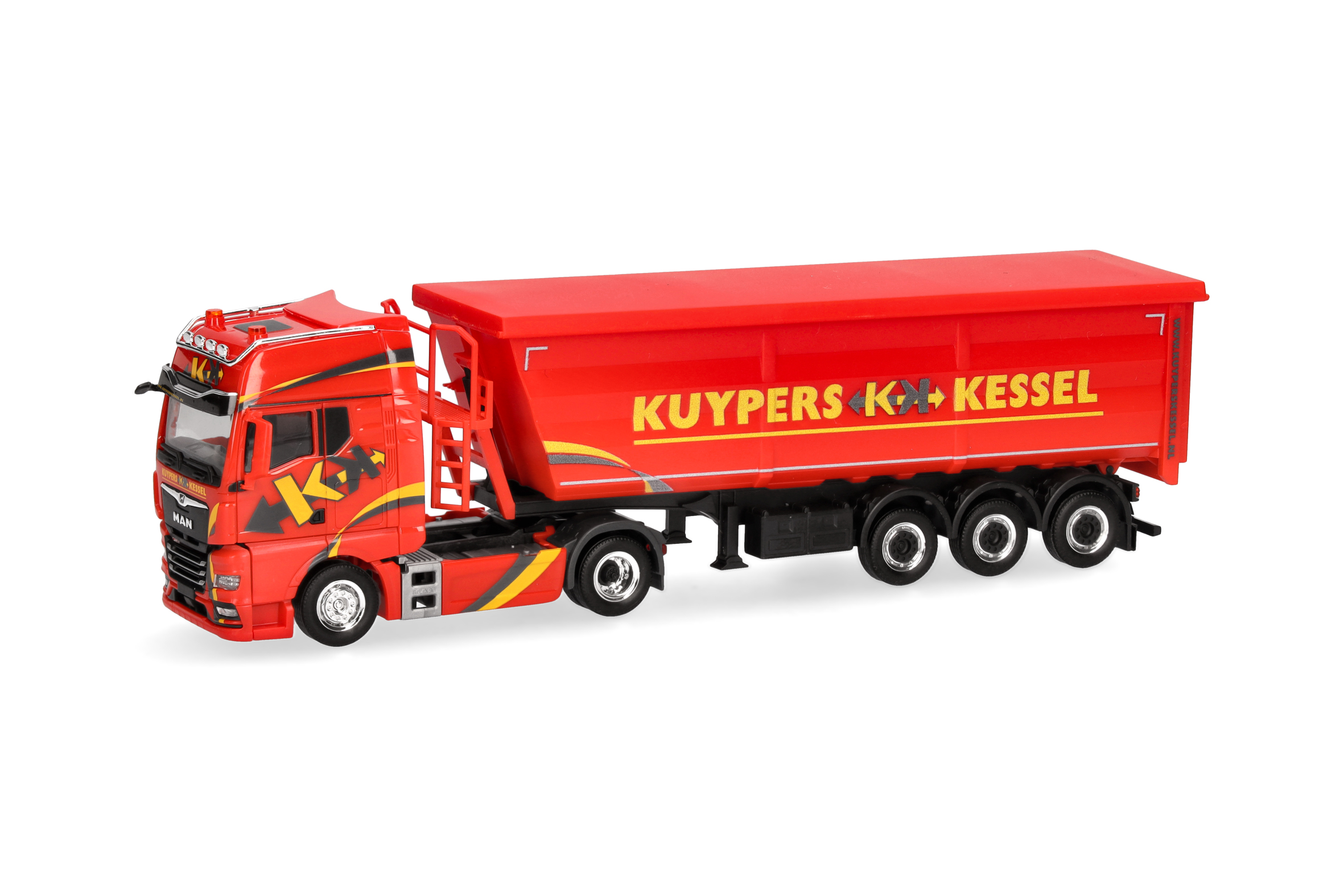 Herpa 319065 | MAN TGX GX Stahlmulden-Sattelzug | Kuypers | 1:87