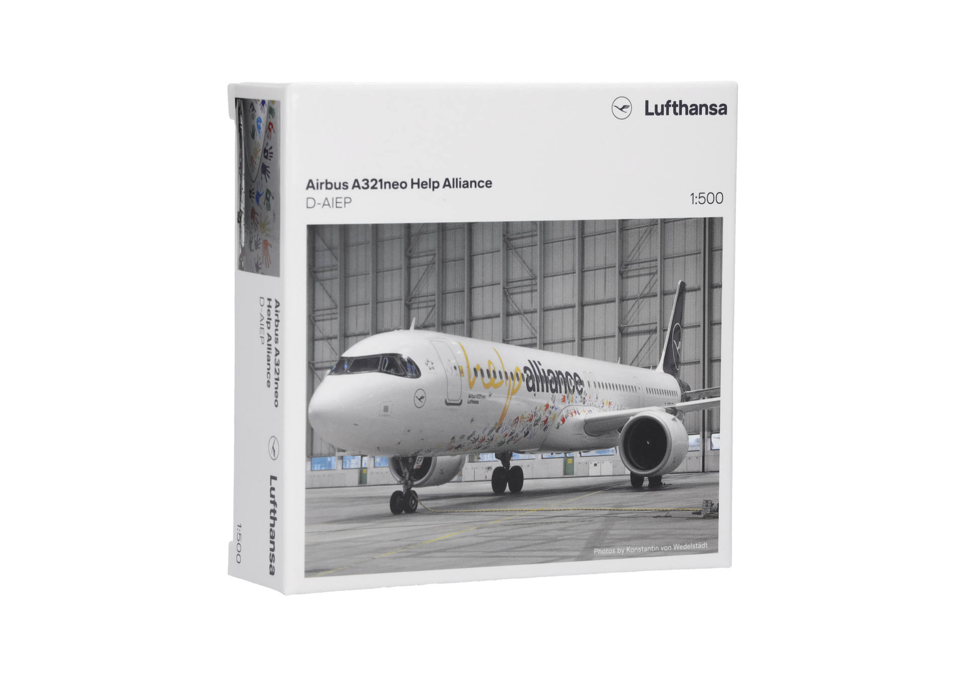 Herpa Wings 538961 | Lufthansa Airbus A321neo | Help Alliance - D-AIEP | 1:500