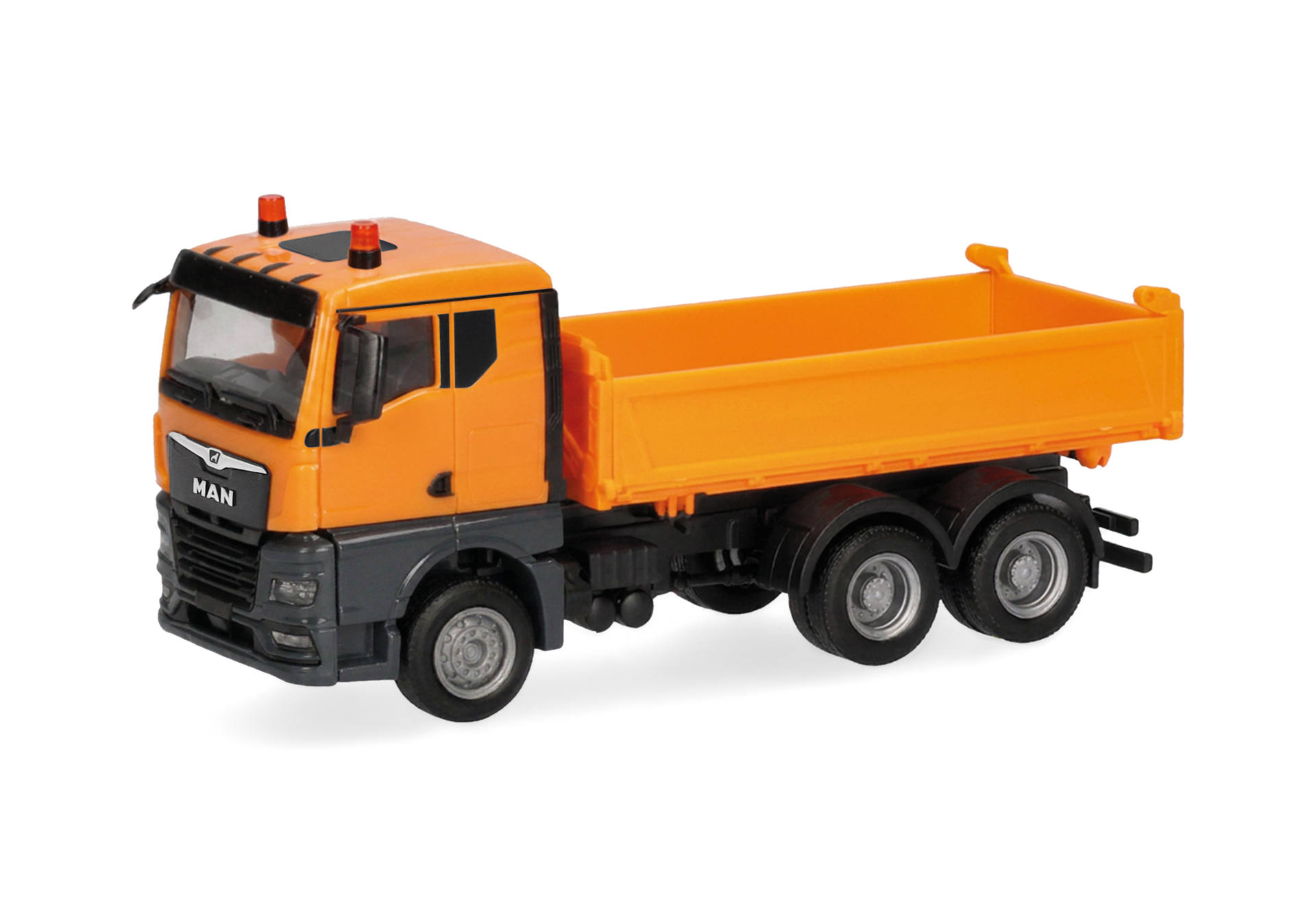 Herpa 322331 | MAN TGX GN | Kipp-LKW 3achs | kommunalorange | 1:87
